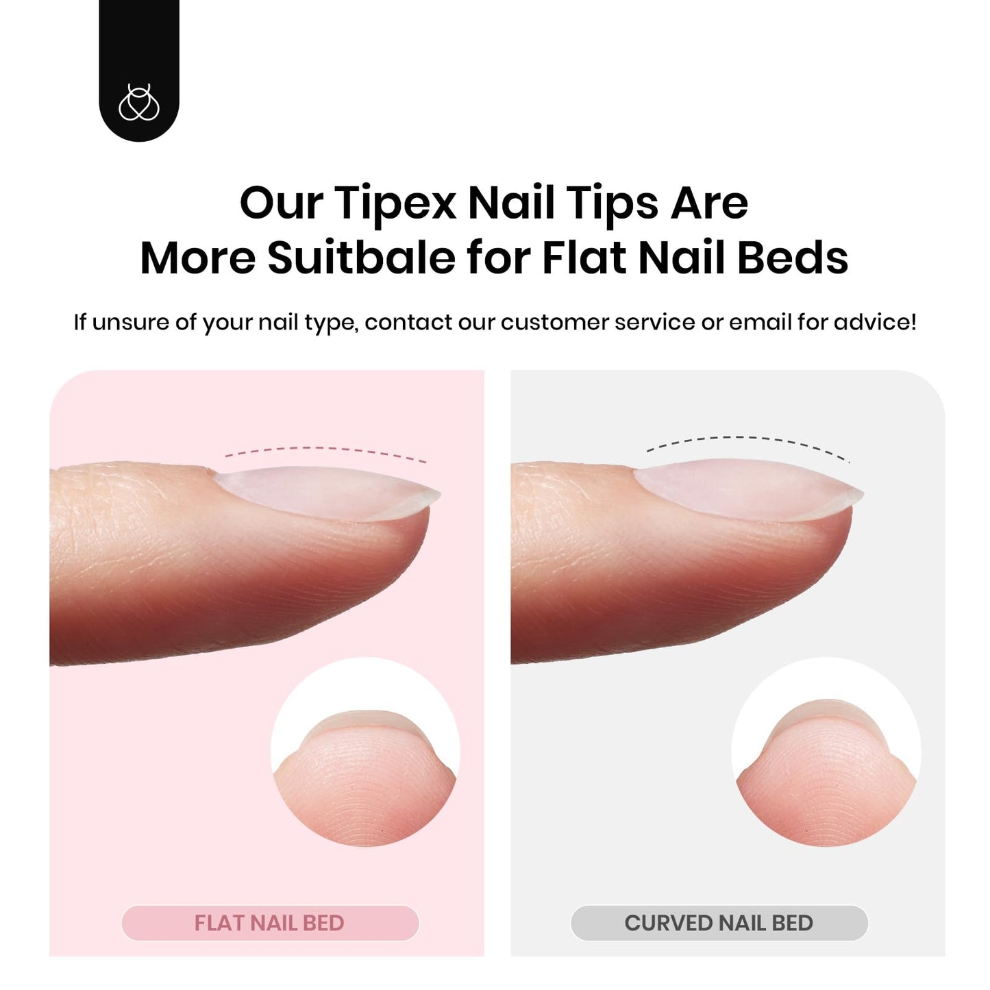 Beetles Tipex Instant Apex Nail Tips, Coffin Medium, 16 Sizes (00–14), 192pcs, Built-In Apex, No Builder Gel Required, Thicker Strong Acrylic Tips for DIY Nail Extensions
