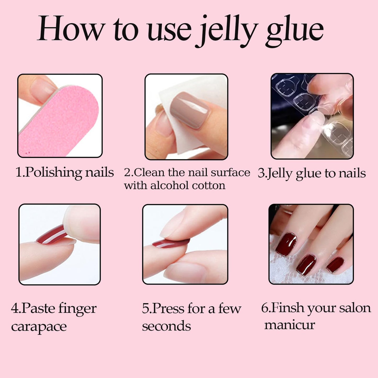Christmas Press on Nails Short Square Fake Nails with White Snowflake Snowman Design Silver Glitter Xmas Red Full Cover Glossy False Nails Press ons Glue on Nails for Girls 24Pcs