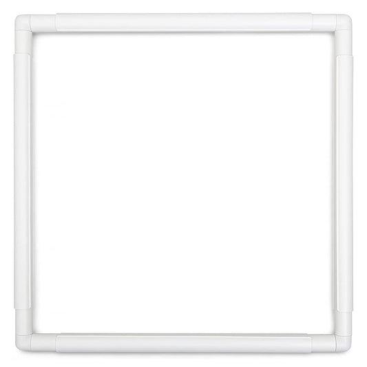 Square Embroidery Hoop 17 inch Cross Stitch Frame Large Embroidery Hoop Plastic Embroidery Frame Clip Quilting Frames for Hand Quilting, Cross Stitching , Needlepoint, Silk-Painting, Sewing