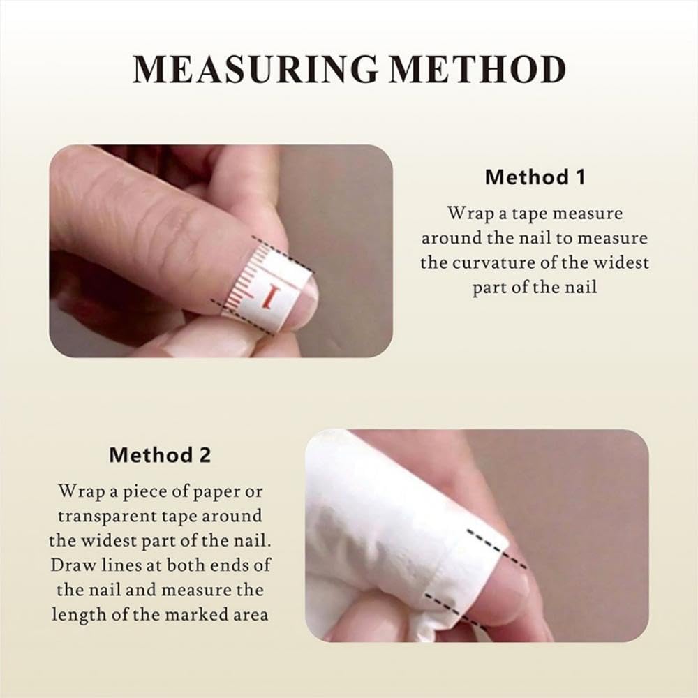 100% 5D Handmade Press on Nails with Charms Long Almond Nails Press ons- Rhinestones Pearl Butterfly False Nails Ombre Nude Press on Nails Gradient Fake Nails for Women DIY Manicure Size S