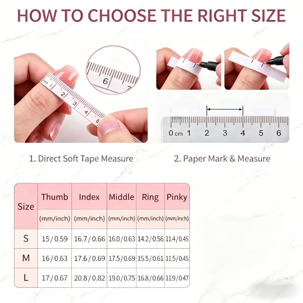 Vokupoga Handmade Press on Nails Square Medium French Tip Fake Nails with 3D Rhinestones Flower Designs Summer Glossy Acrylic Nails for Women 10Pcs(Size M)