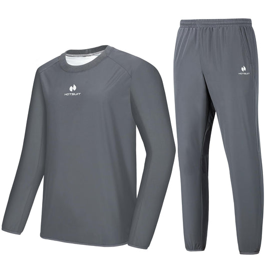 HOTSUIT Sauna Suit Men Anti Rip Sweat Suits Gym Boxing Workout Jackets Pants