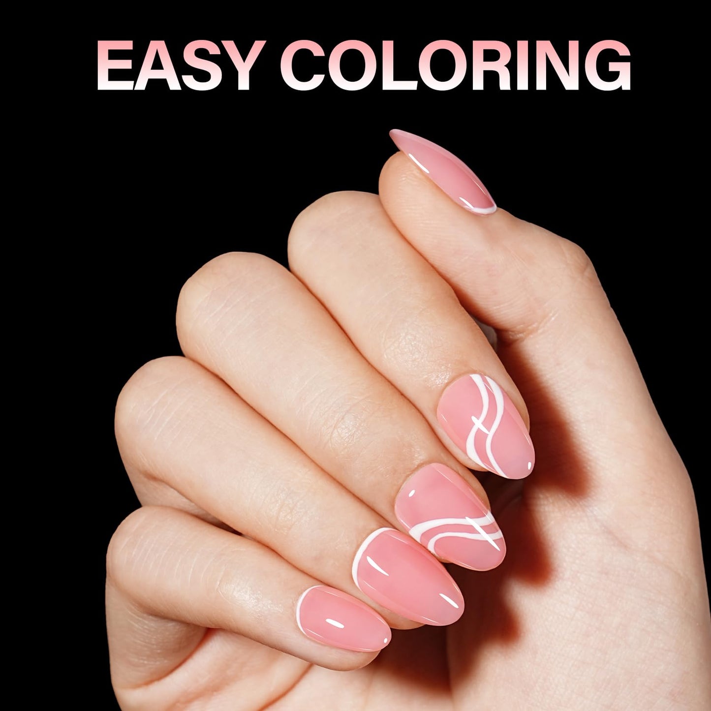 AILLSA Short Almond Nails 504PCS Half Matte Fake Nails Tips Soft Press on Gel Nail Tips Pre Shaped Clear Full Cover Acrylic Nail Tips for Nail Extension 12 Sizes with Storage Box for Christmas