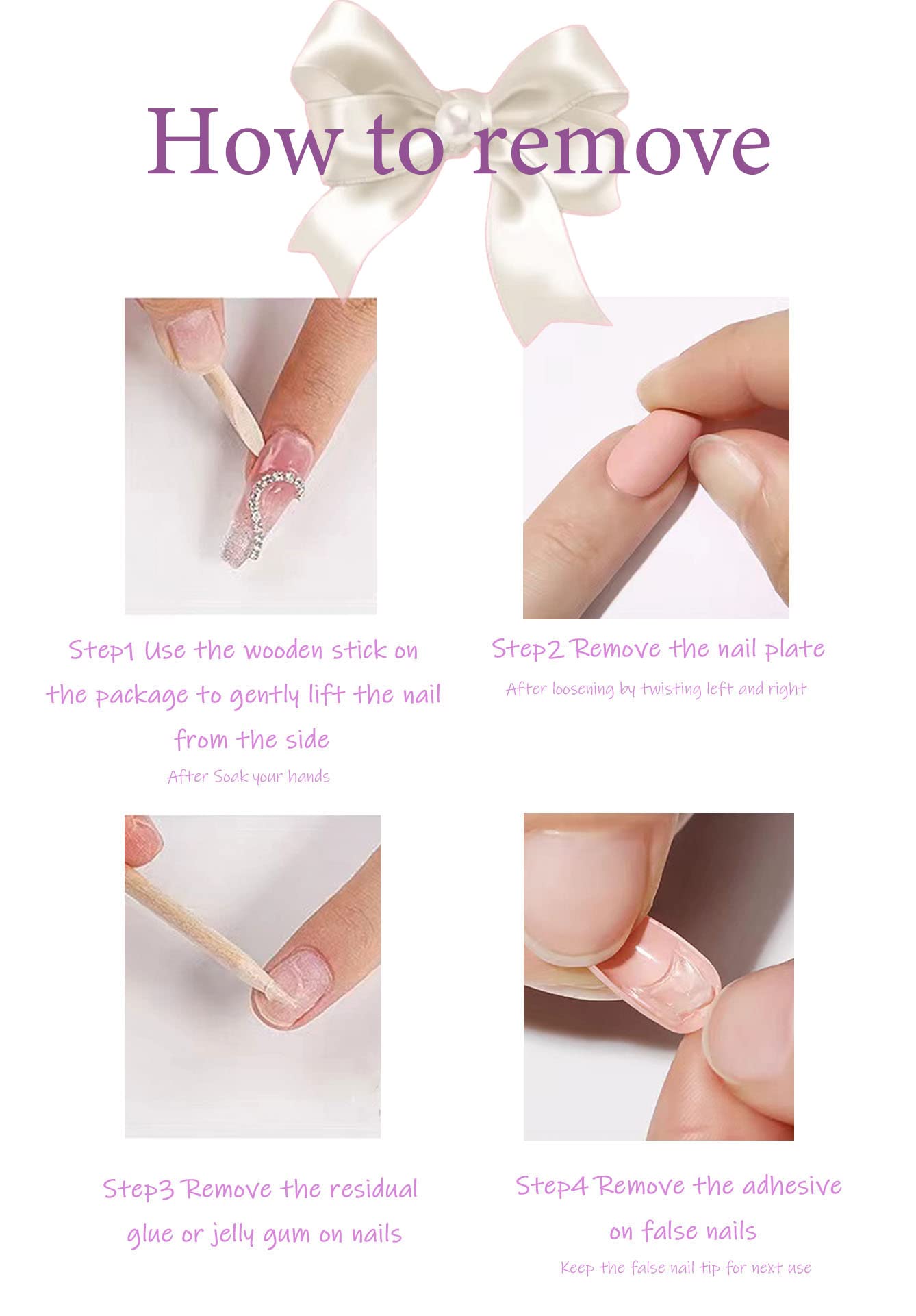 Pink Press on Nails Medium Coffin SWEKKE French Tip Fake Nails Full Cover Flower False Nails with Designs Sliver Glitter Glossy Glue on Nails Manicure Artificial Acrylic Nails for Women Girls 24Pcs