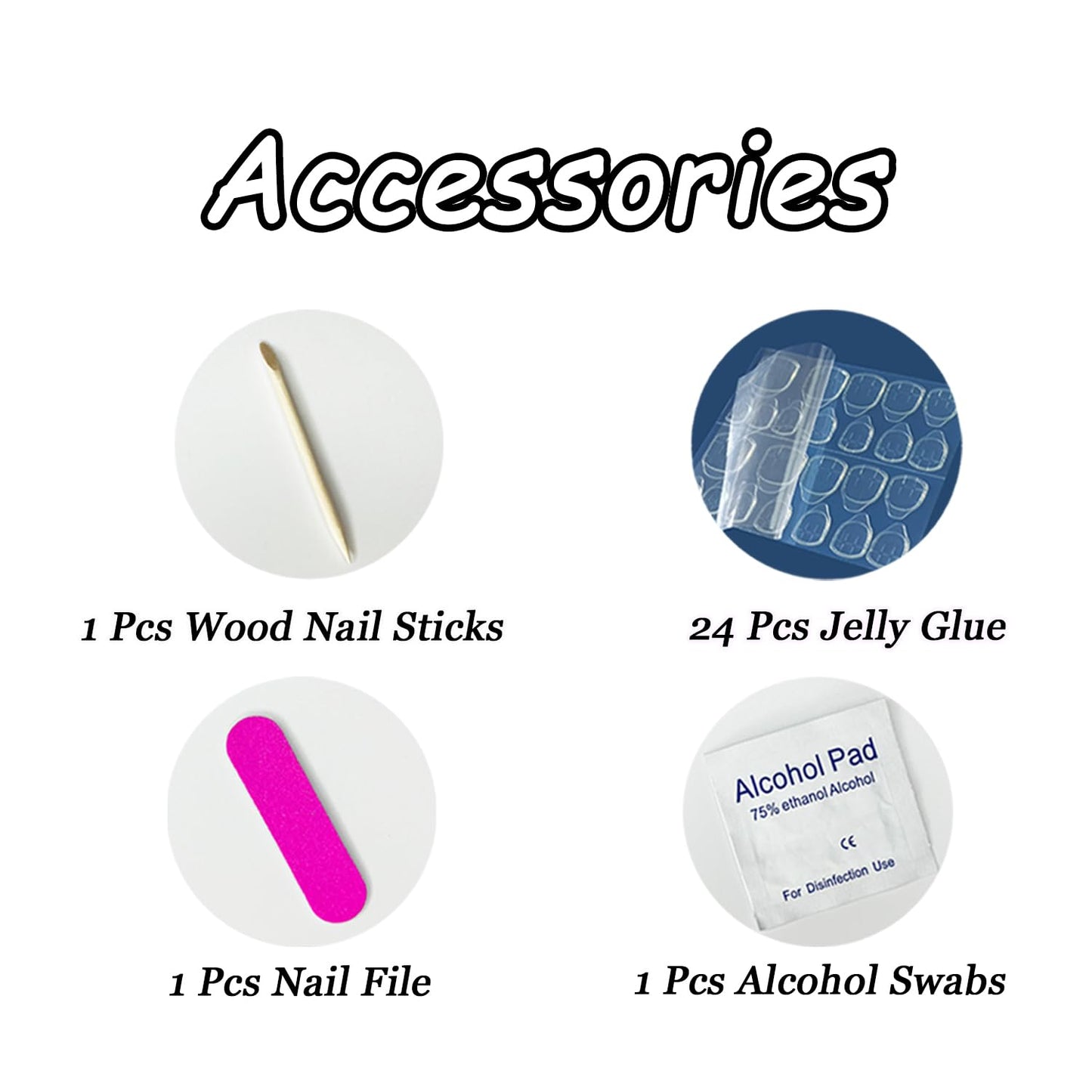 Handmade Fake Nails Medium Almond Press on Nails Rhinestones 3D Gold Curve Line False Nail French with Cross Designs Glossy Glue on Nail DIY for Women Manicure Art (Size S)