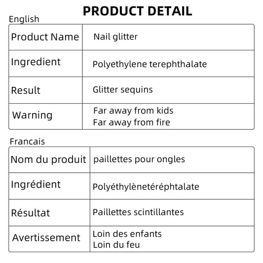 Mermaid Flake Nail Glitter Sequins, CHANGAR Iridescent Ice Slag Colorful Fluorescent Glass Paper Nail Sticker Holographic Nail Glitter for Make Up DIY Nail Decoration