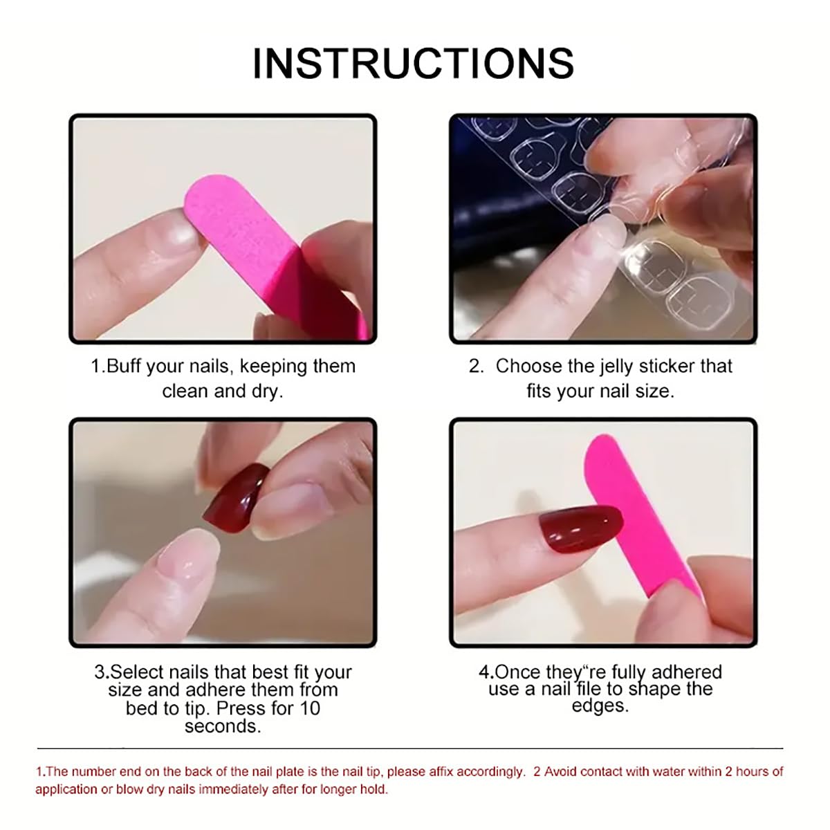 Almond Press on Nails Medium Length 3D Summer Fake Nails with Designs French Tip Nails press ons Embossed Pink Orange Flower False Nail French Manicure Glossy Full Cover Stick on Nails for Women 24PCS