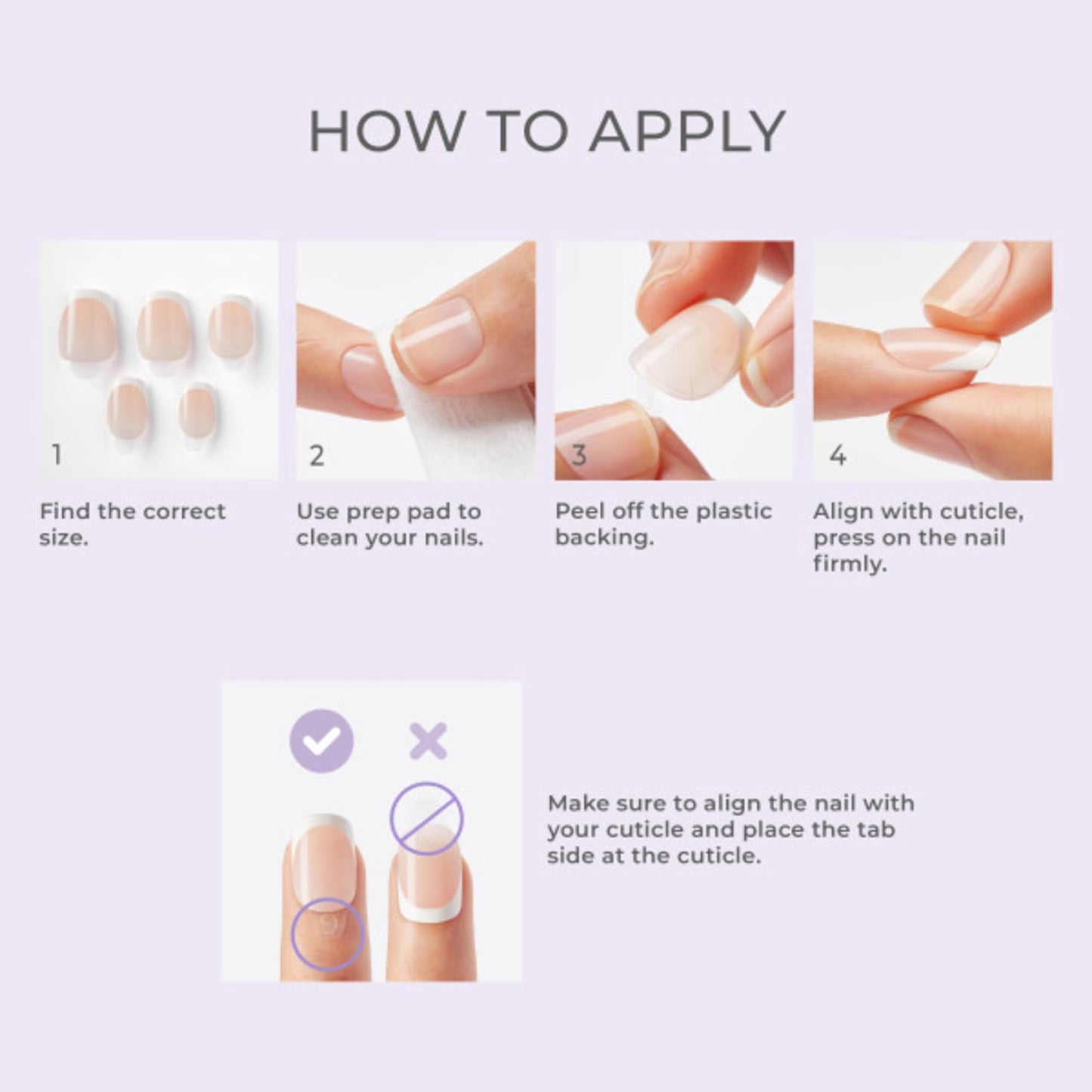 Kiss Impress No Glue Mani Press On Nails, Design, 'Evanesce', Beige, Short Size, Oval Shape, Includes 30 Nails, Prep Pad, Instructions Sheet, 1 Manicure Stick, 1 Mini File