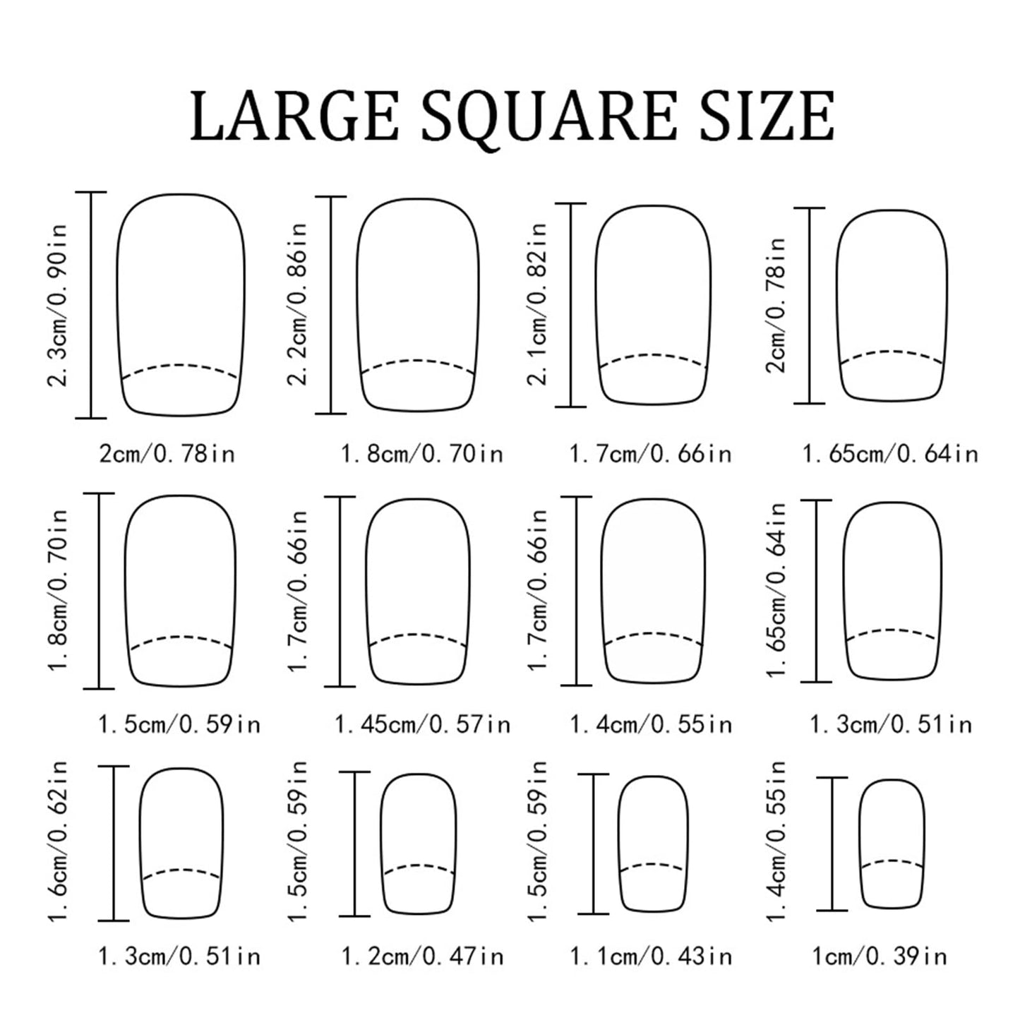 4th of July Press on Nails French Tip Medium Square Independence Day Fake Nails Gold Star Patriotic False Nails Reusable Artificial Nail Full Cover Glossy Stick on Nail for Women Manicure 24Pcs