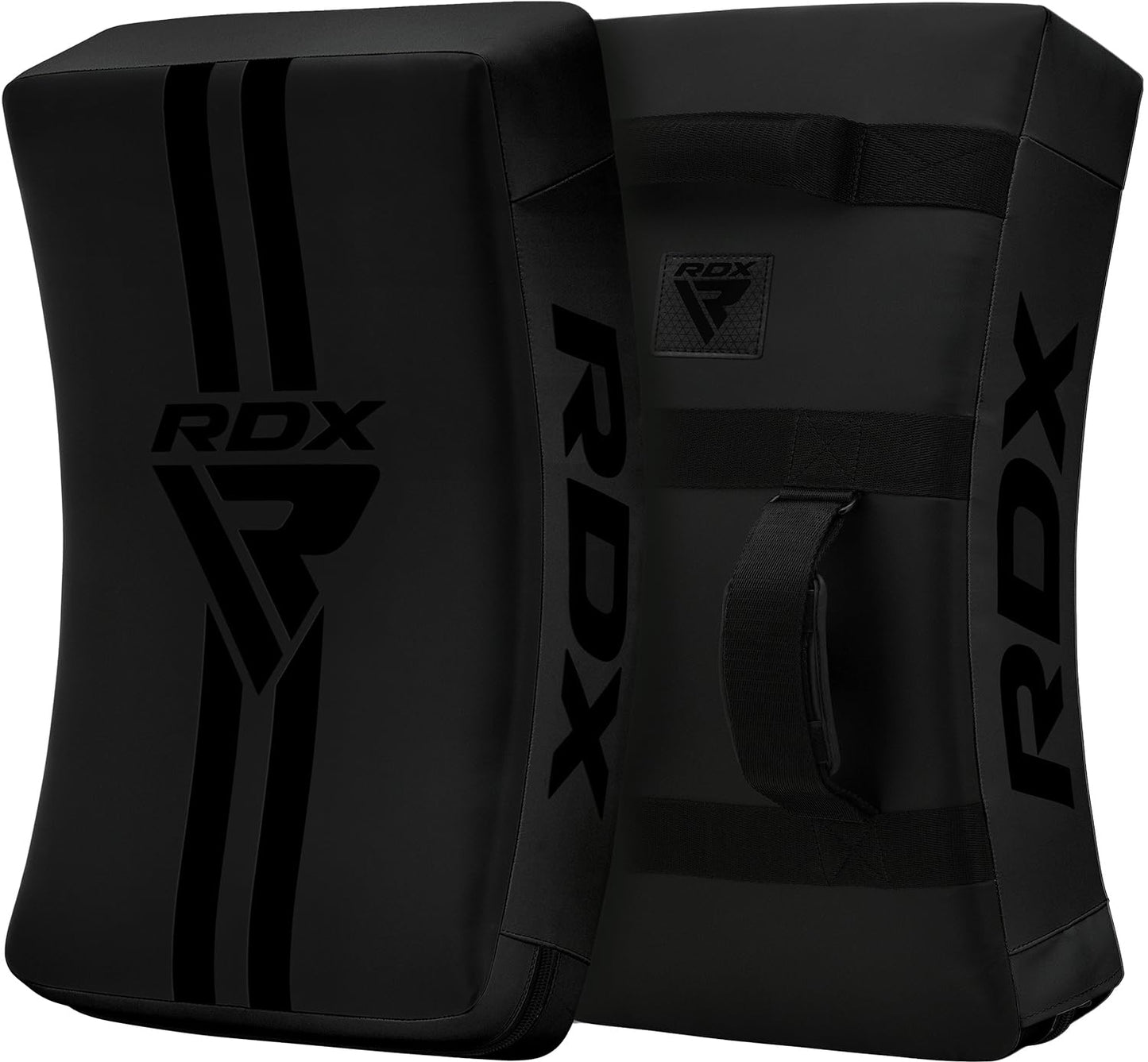 RDX Kick Shield Muay Thai Kickboxing, 60CM Large Heavy Curved Kicking Striking Body Pad, Punching Foot Target MMA Boxing Training, 3 Padded Handles, Martial Arts Karate TKD Taekwondo (ONE PAD ONLY)