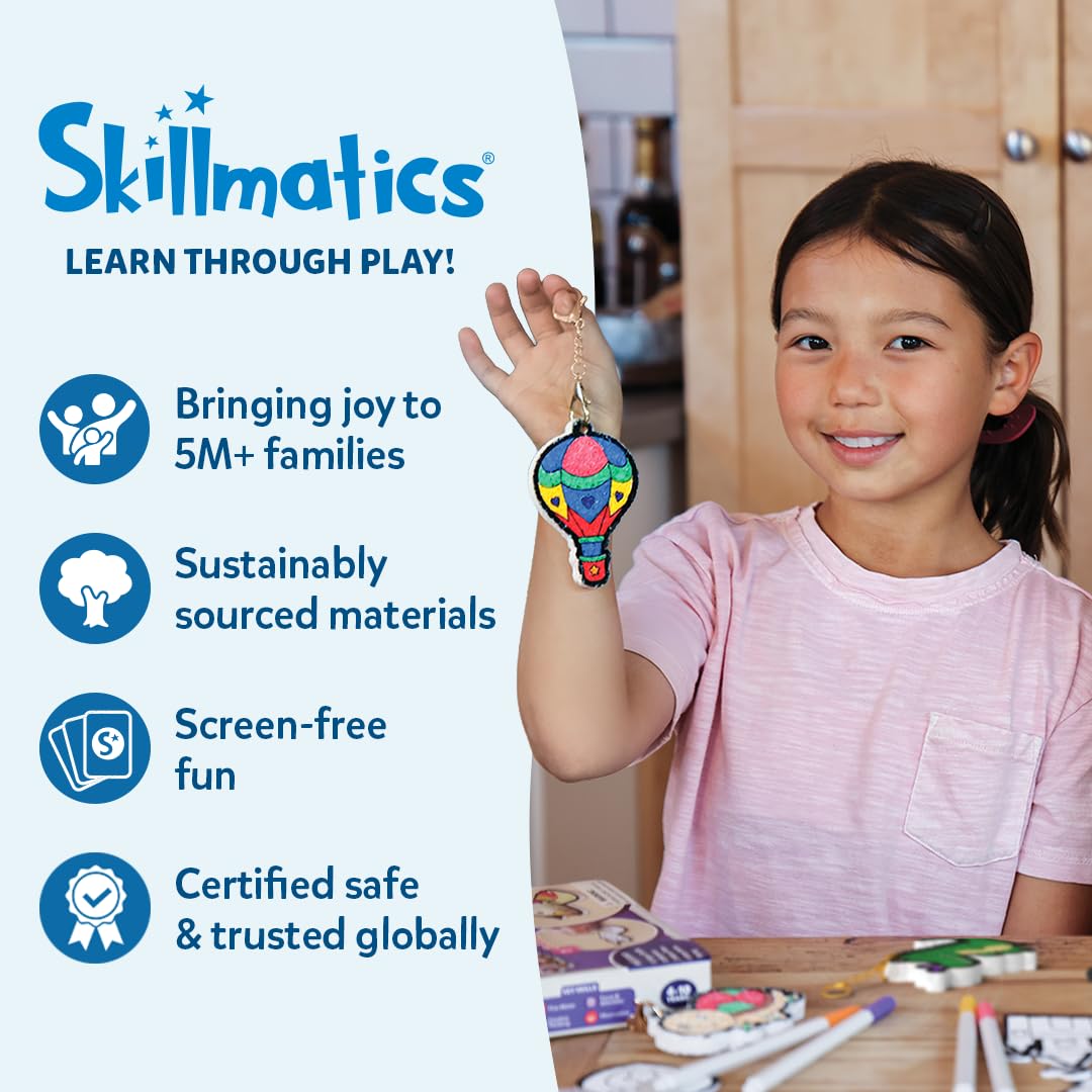 Skillmatics Bluey Foil Fun - Mess-Free Art & Craft Kits for Kids, DIY Creative Activity, Travel Toys, Gifts for Girls & Boys Ages 4, 5, 6, 7, 8 and Up