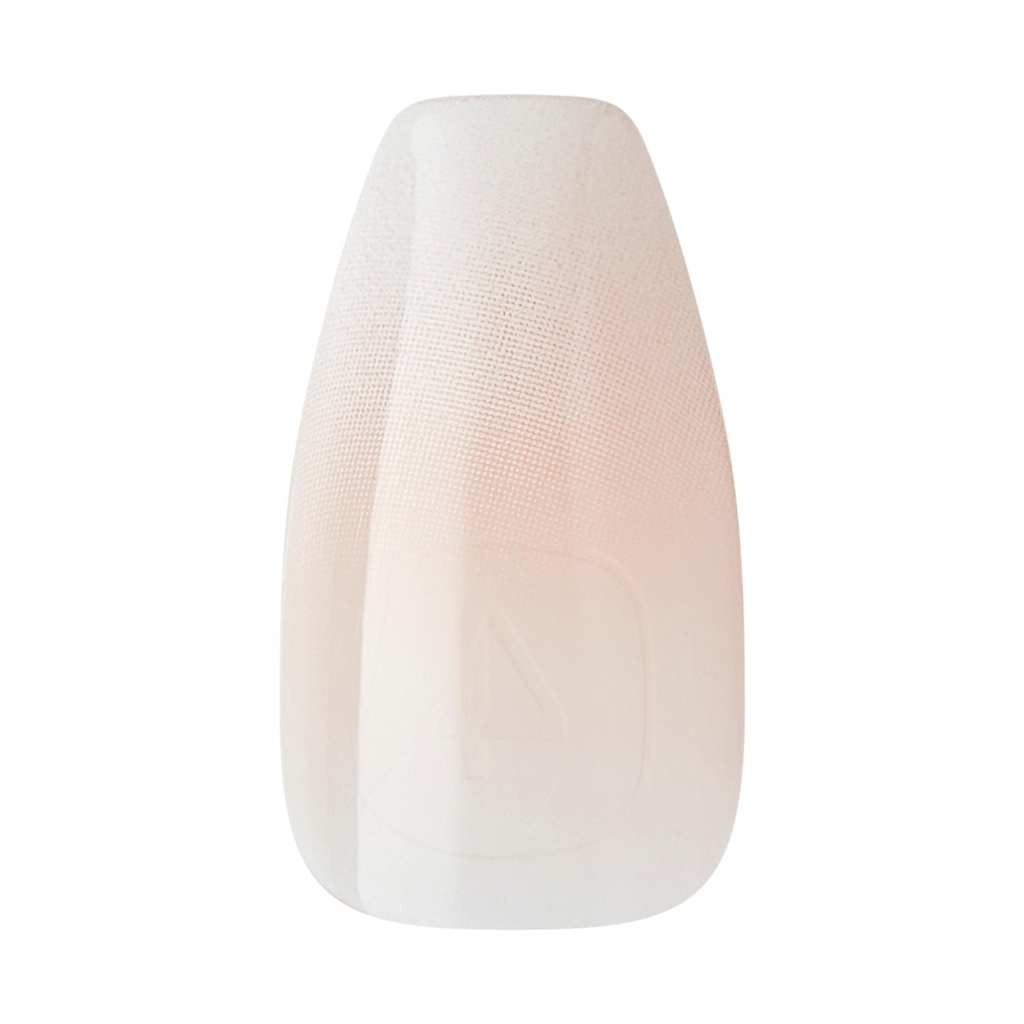 KISS Salon X-tend, Press-On Nails, Nail glue included, 'Words', Light White, Medium Size, Coffin Shape, Includes 30 Nails, 5Ml Led Soft Gel Adhesive, 1 Manicure Stick, 1 New Mini File, New Prep Pad