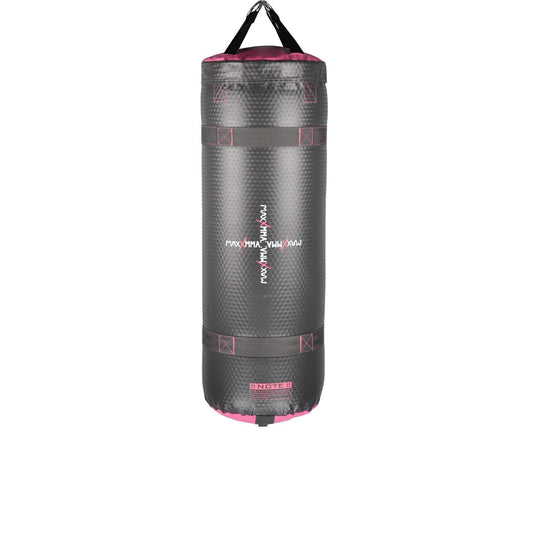 MaxxMMA 3 ft 4-in-1 Water/Air Heavy Bag | Training & Fitness, Uppercut Workout, MMA Grappling, Punching Bag (Grey/Pink)