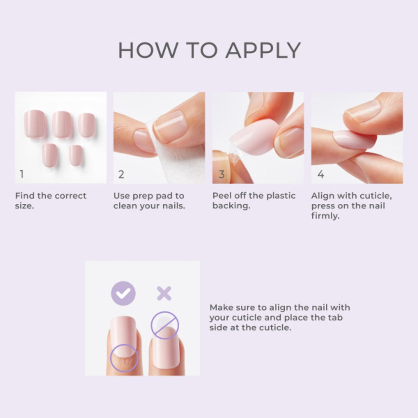 Kiss Impress No Glue Mani Press On Nails, 'Petal Pink', Pink, Short Size, Squoval Shape, Includes 30 Nails, Prep Pad, Instructions Sheet, 1 Manicure Stick, 1 Mini File
