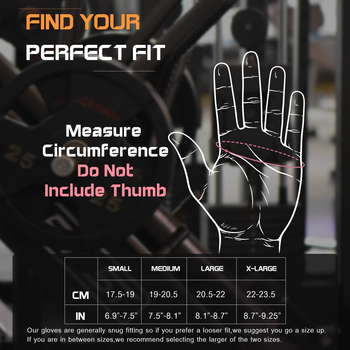 sunnex Workout Gloves for Women - Breathable Weight Lifting Gloves with Non-Slip Silicone Padding, Fingerless Gym Gloves for Cycling, Rowing, Pull Ups & Training (4 Sizes)