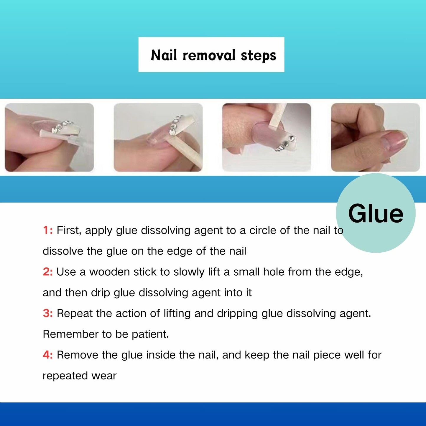 RENBING handmade press on nails short,coffin fake nails with designs,10 pcs high hardness acrylic nails press ons,3d cute false nails for women-Purple buccellati(M)