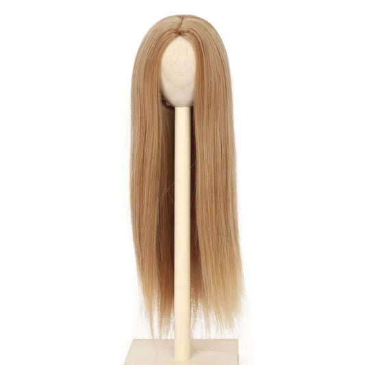 Long Straight 8-9" 1/3 BJD MSD DOD Pullip Dollfie Wig Centre Parting DIY Making Hair Accessories