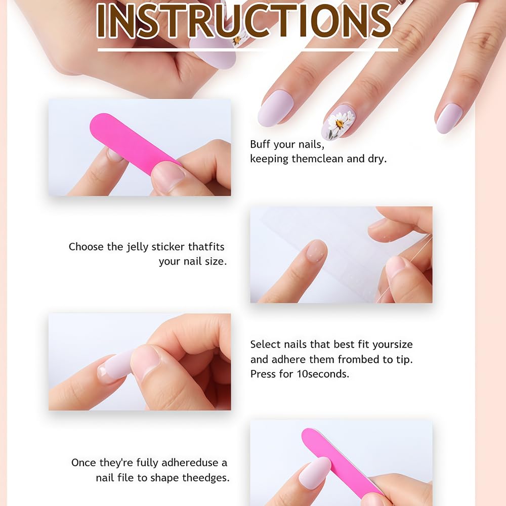 WZHAOJUN Handmade Press On Nails,Medium Gold Presson Nails For Women,10pcs Abs Material Fake Nails With Design-Reusable Glue On Hand Made Nails For Party Wedding(10Pcs Size M)
