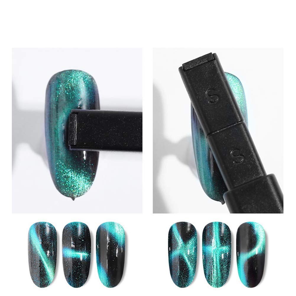 Super Strong Magnetic Stick for Cute Nail Art DIY Cat Eye Effect Magnet Plate 4Pcs
