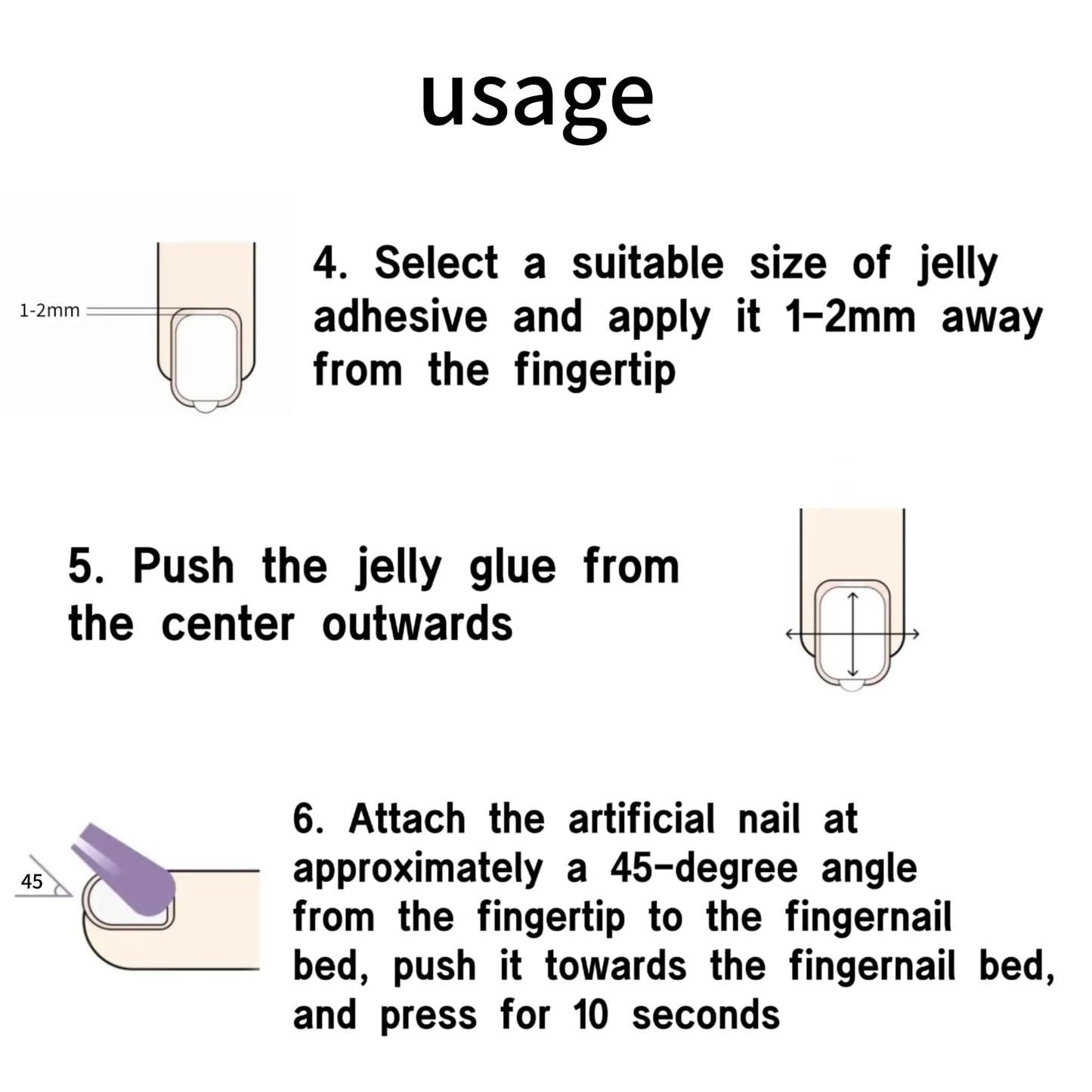C.Z.Z.T.T.NAILS Fairytale Garden Press-On Nails, 24 Pieces Almond Shaped Artificial Nails with Swan and Floral Art Design, Reusable False Nail Tips in Pastel Colors