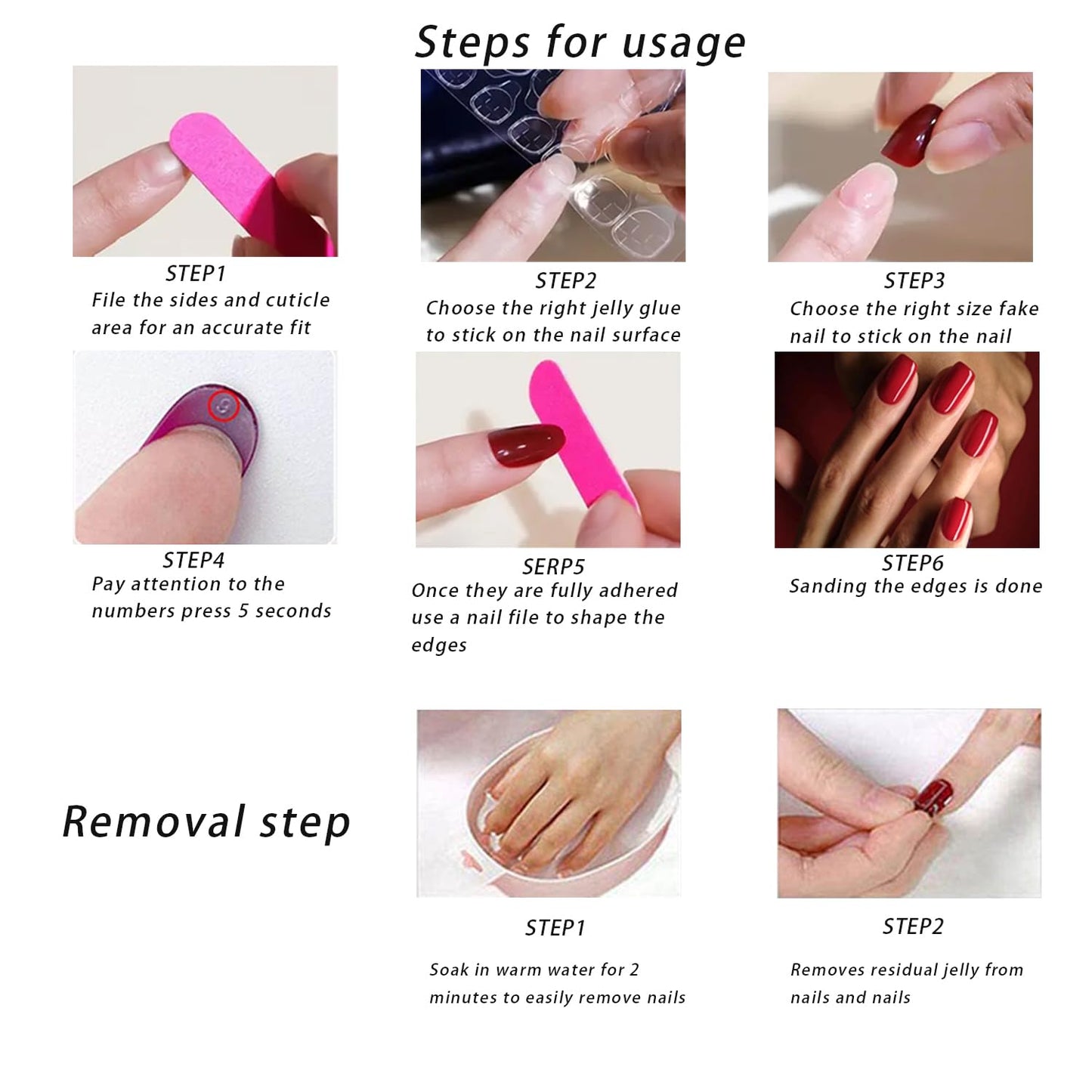 Cute Flower Press on Nails Colorful Swirl Stripe Fake Nails Long Almond Acrylic Glue on Nail Glossy Full Cover False Nail for Women