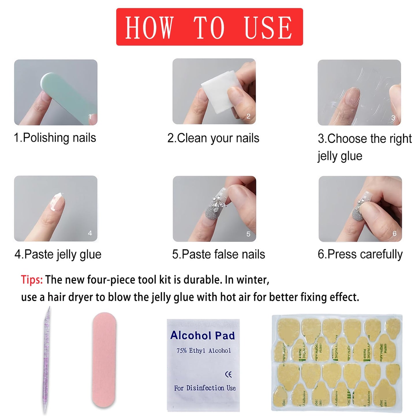 24Pcs Halloween Glitter French Tips Press on Nails Short Square Shaped Purple Fake Nails Horror Spider False Nails with White Spider Web Designs Halloween Acrylic Nails for Women DIY Manicure