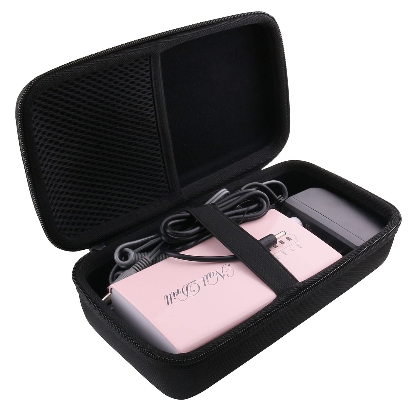 WERJIA Hard Carrying Case Compatible with MOCOWIND/MelodySusie/Makartt/HUGMAPLEPRO/AZ GOGO Portable Nail Drill Machine (Case Only)