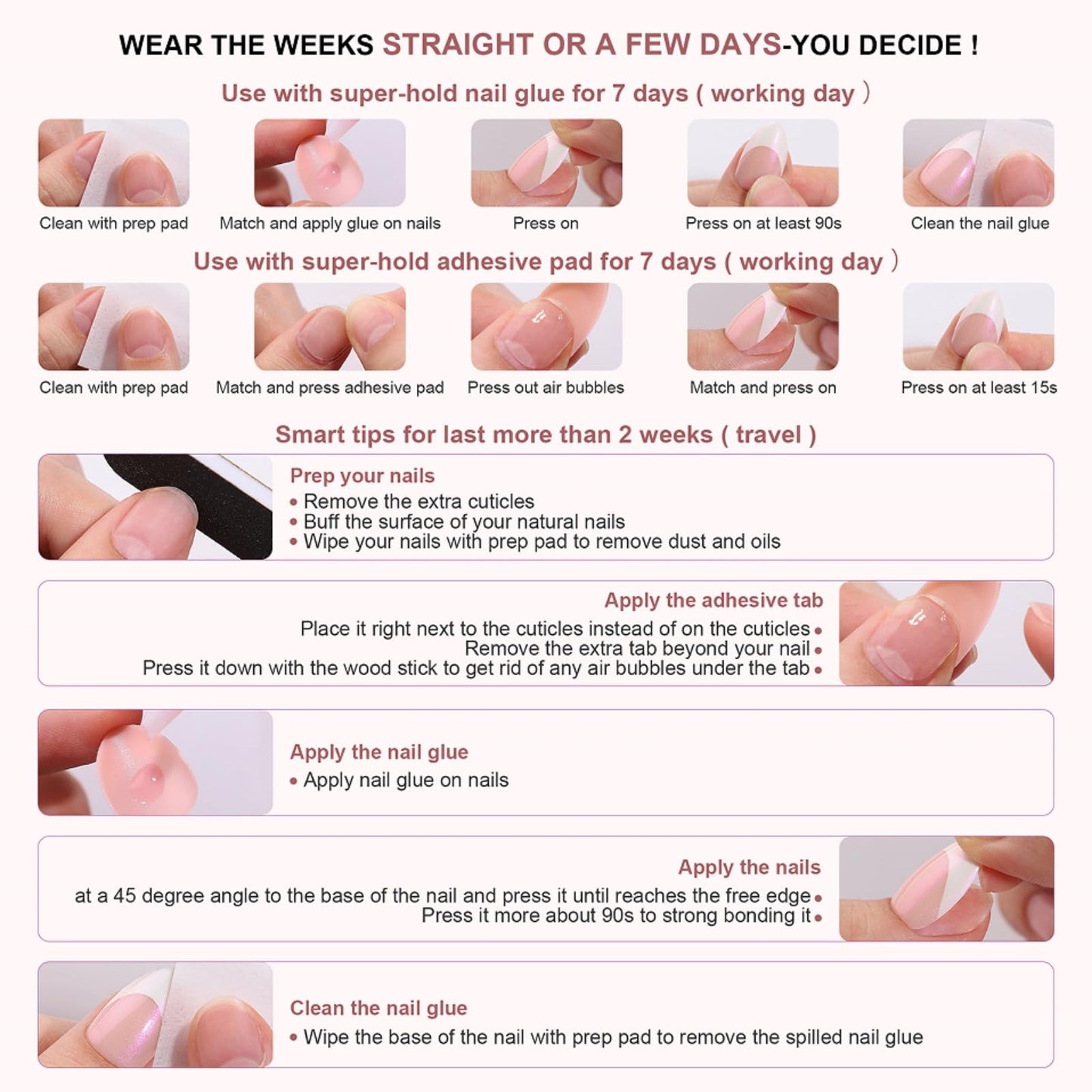 Medium Press on Nails Almond Fake Nails Purple Artificial Nail Mermaid Stick on Nail with Seashell Pearl Rhinestone Gem Glitter Design for Women 30pcs