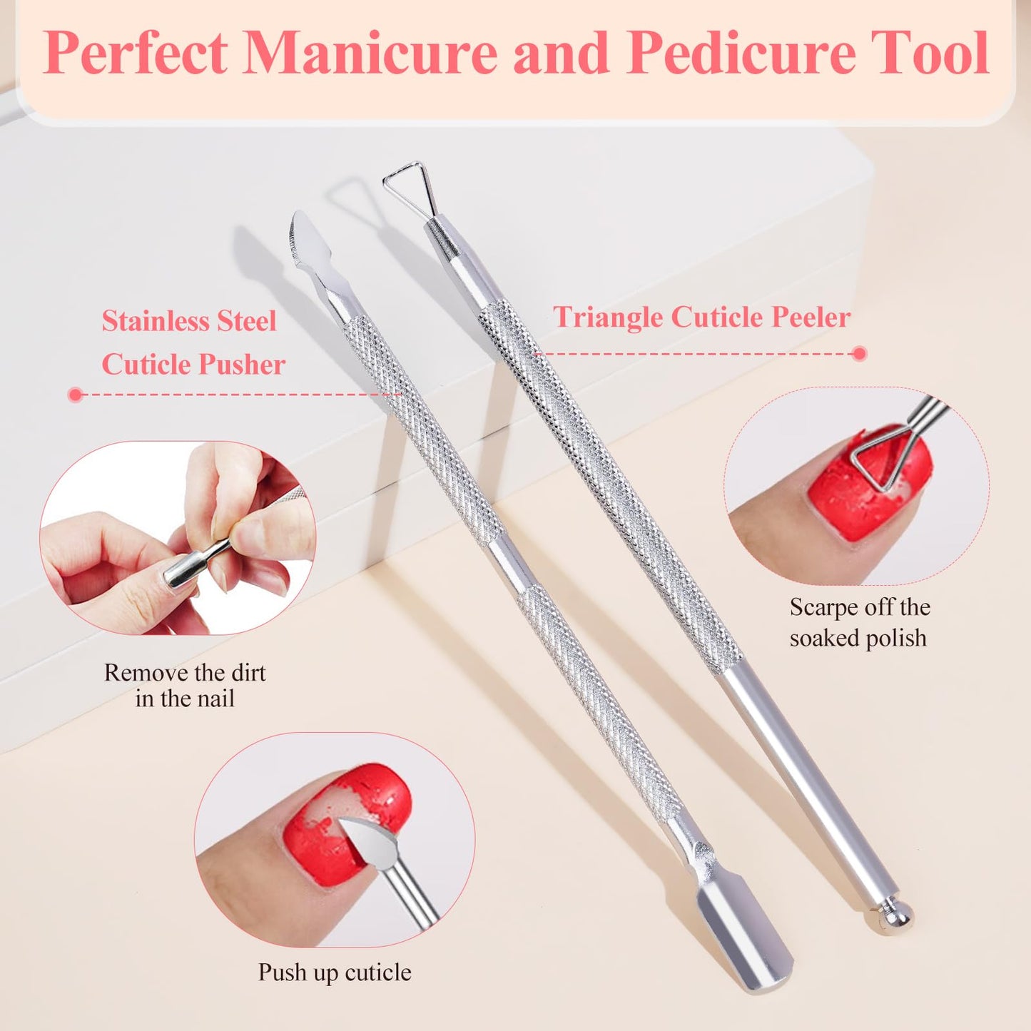 LIONVISON Acetone Nail Soaking Bowl: Toe Soak Off Bowl Manicure Soak Bowl Set
