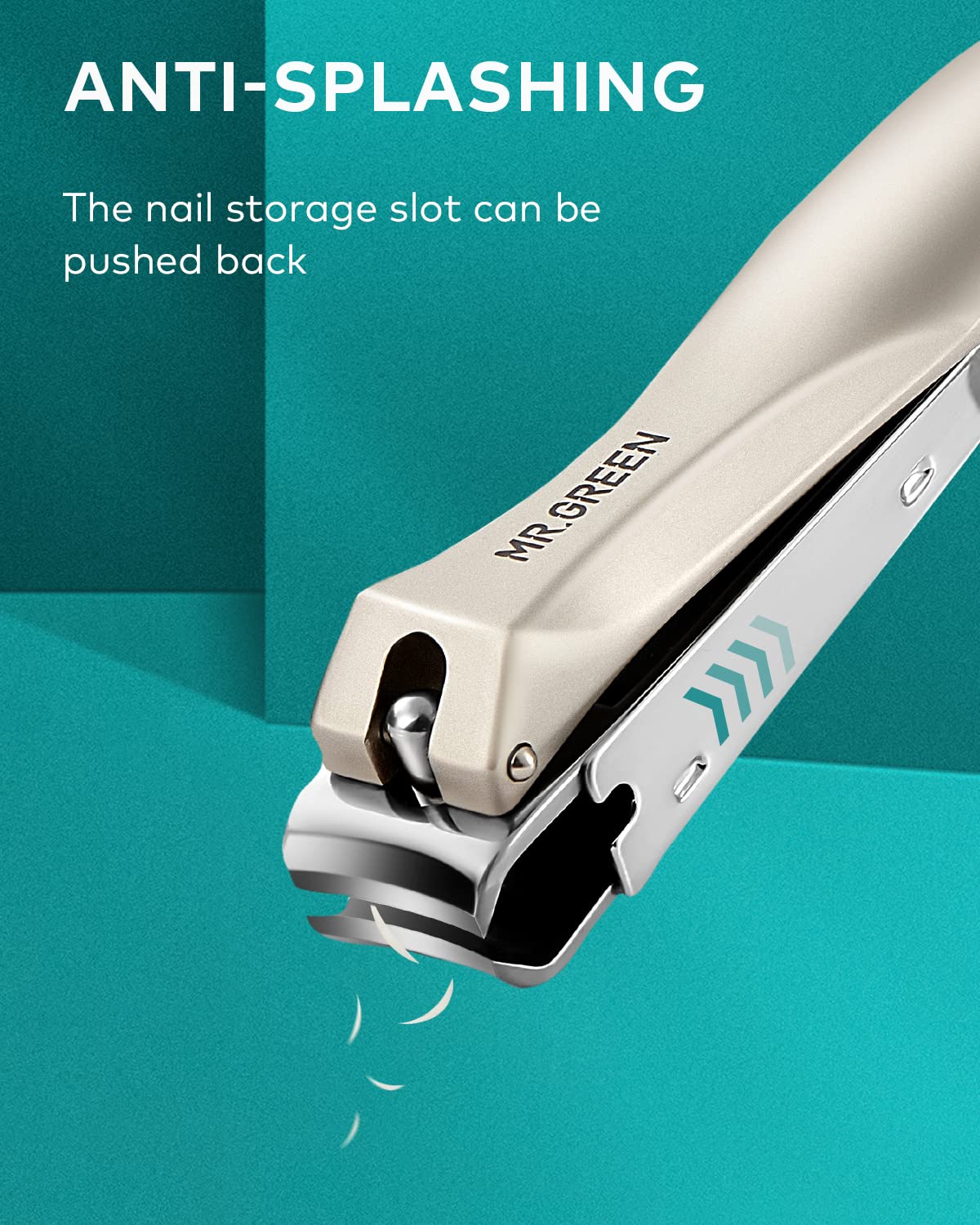 Nail Clippers for Thick Nails, Professional Nail Cutter with Catcher, Medical Grade Stainless Steel, Sharp and Durable Nail Clipper Kit for Men and Women, Bionics Design(Small and Big) M-1210plus
