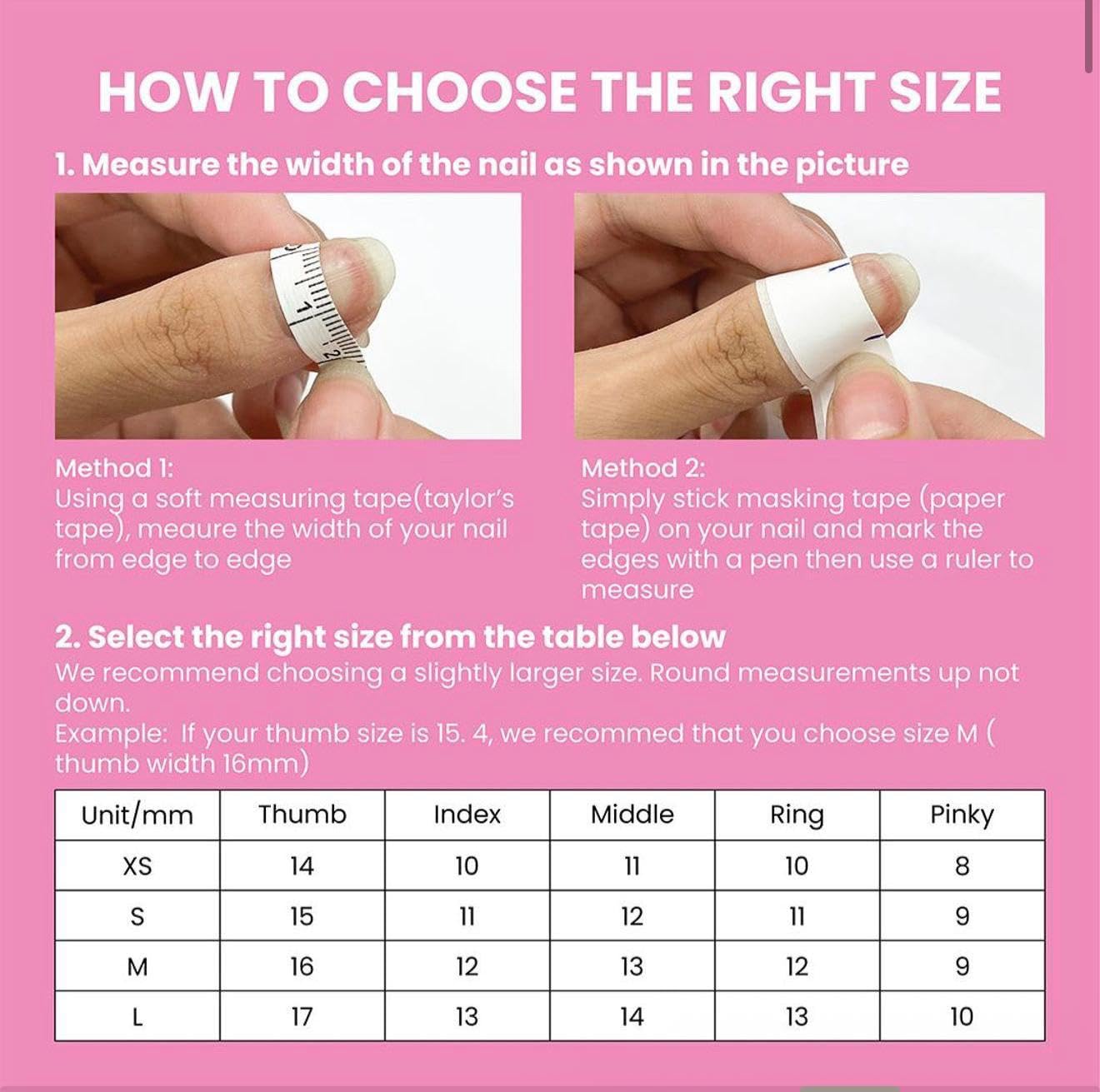 KLAM Studio Nails- Handmade Acrylic Press-On Nails, Reusable, Luxury Salon Quality Finish.