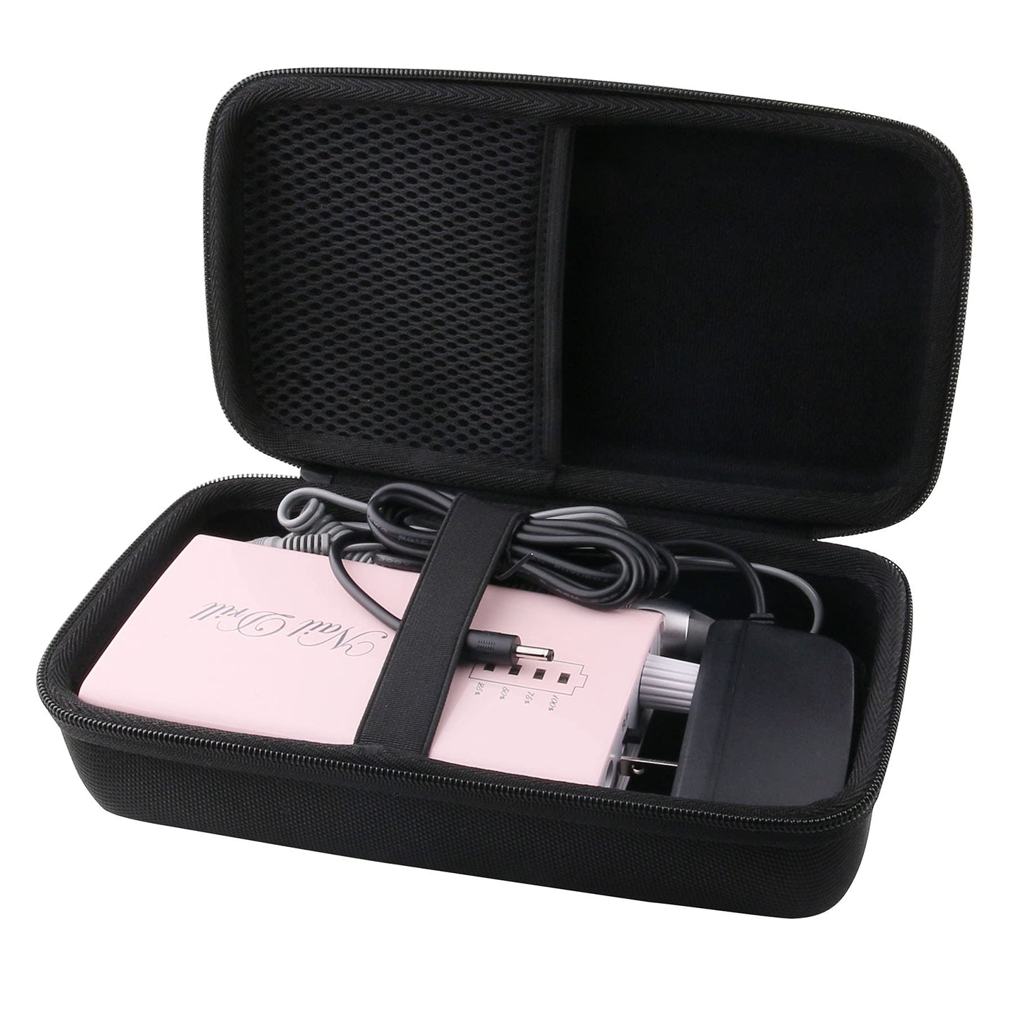 WERJIA Hard Carrying Case Compatible with MOCOWIND/MelodySusie/Makartt/HUGMAPLEPRO/AZ GOGO Portable Nail Drill Machine (Case Only)