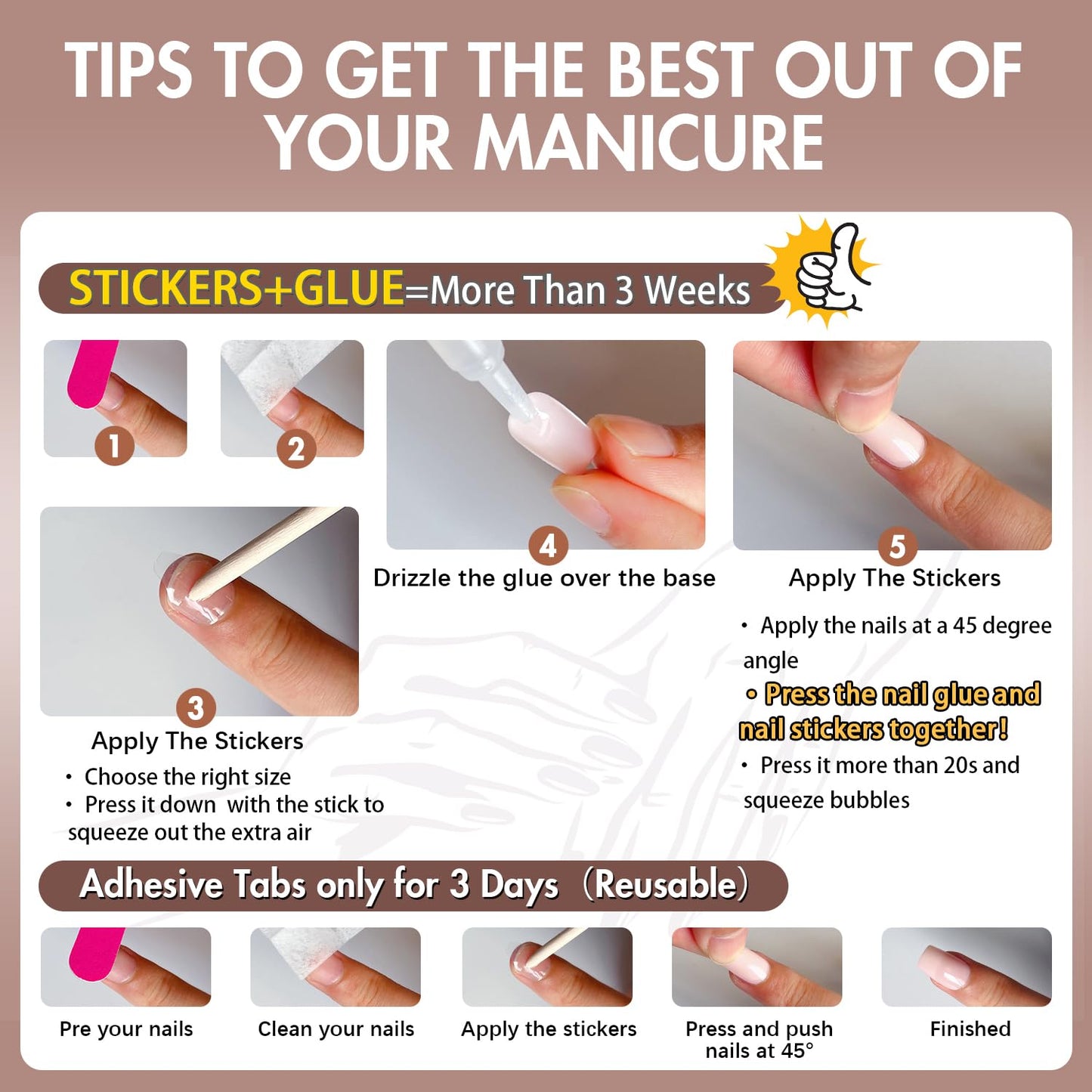 Matte Brown Press on Nails Short Square, Maroon Fake Nails Short Square Nails Press ons, Soft Gel Acrylic Glue on Nails Stick on for Women Fall Winter 24 Pcs