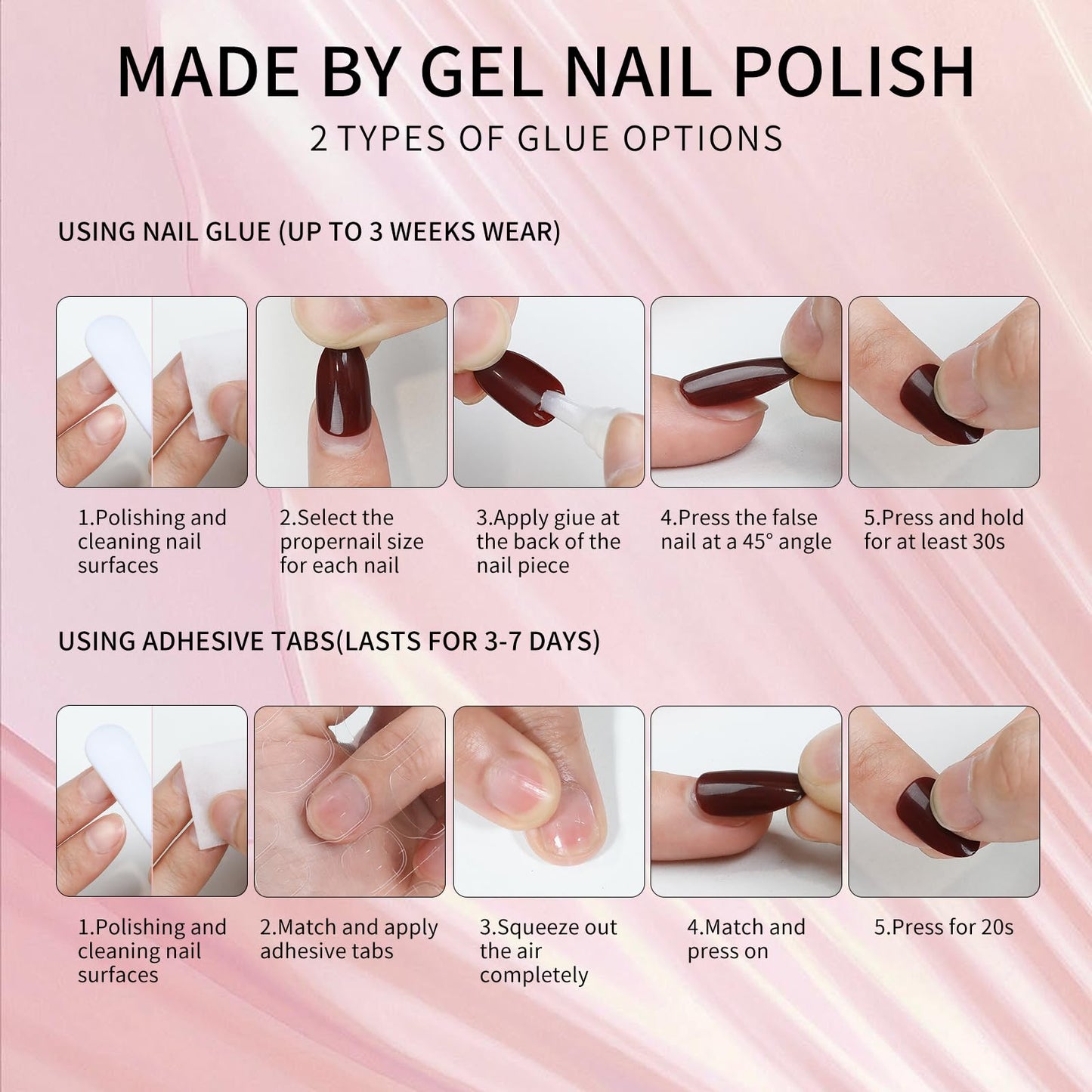 Navy Blue Cat Eyes Press On Nails,12 Sizes - 24 Pcs Soft Gel Blue Short Squoval Fake Nails Kit with Nail Glue, Natural Reusable Stick On False Nails for Women and Girls SK1061