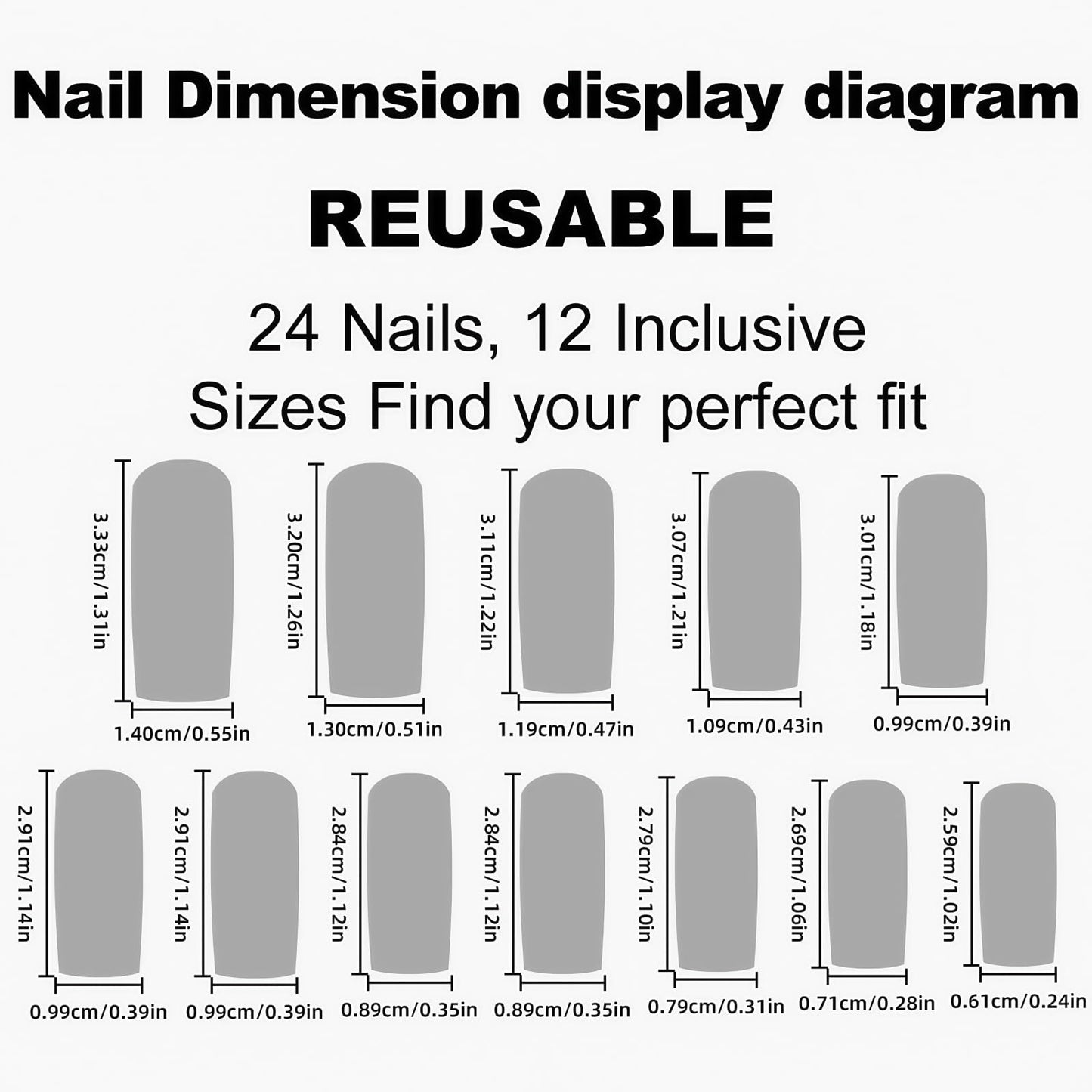 Square Press on Nails Long Fake Nails French Tip False Nails Pink Artificial Nails with Bow Designs Stick on Nails for Women 24pcs