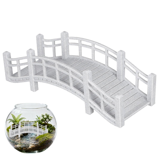 Toyvian Dollhouse Miniature Arch Bridge Vintage Micro Landscape Bridge Figurine for DIY Mini Terrarium Kits and Bonsai Garden Decor