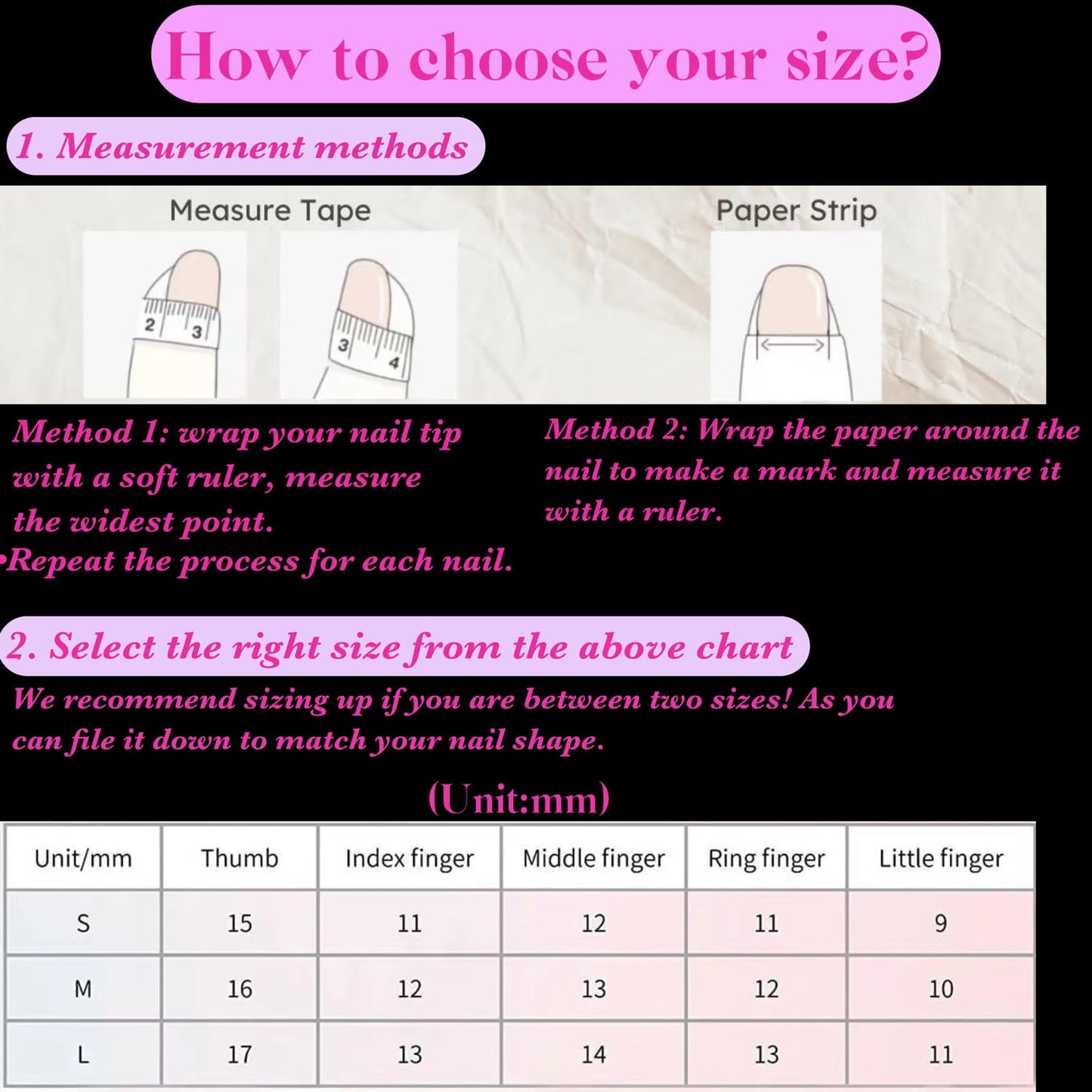 Handmade Press On Nails Square 3D Floral Cherry Blossom Leopard French Fake Nails wtih Design, Reusable Acrylic False Nails Gift Set (Cherry, m)
