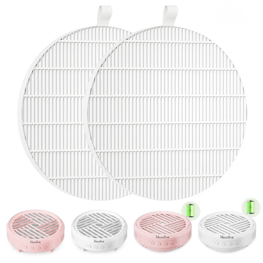 MelodySusie SProR Nail Dust Collector Replacement Filter,2 Pack Reusable Dust Filter Only for MelodySusie SProR Nail Dust Vacuum Fan Collector Extractor Electric Dust Suction Machine