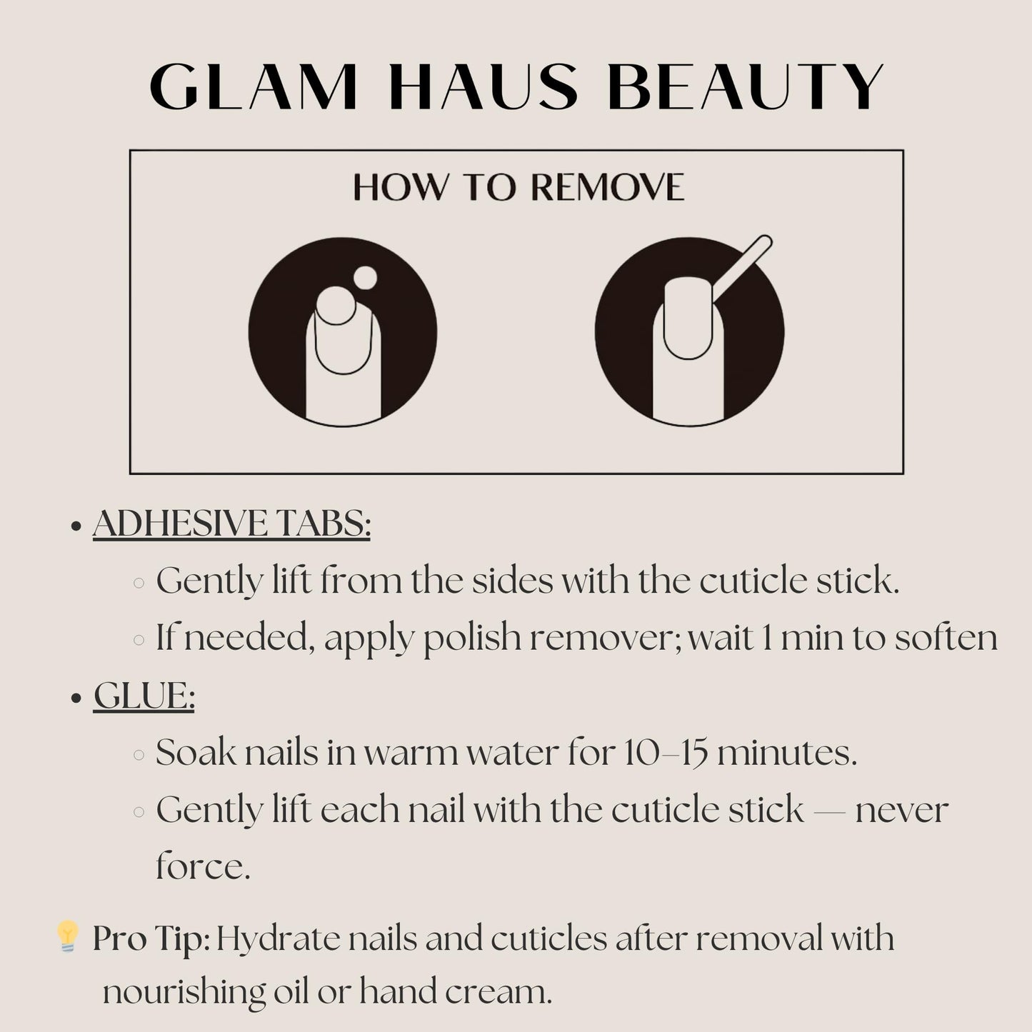 Glam Haus Beauty Press On Nails Seduction | Short Square Fiery Red Glossy Finish Salon Quality | 16 Sizes - 32 Nail Kit with Glue & Adhesive Tabs