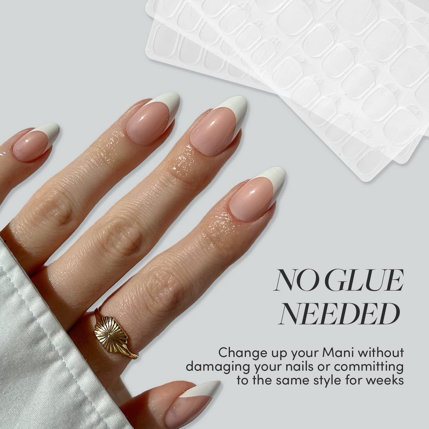 Glamnetic Press-On Nails - Berry Fizz | Super Strong Brush On Nail Glue & Nail Adhesive Tabs | Short Oval, Magenta Nails with Velvet Metallic Finish | 15 Sizes - 30 Nail Kit