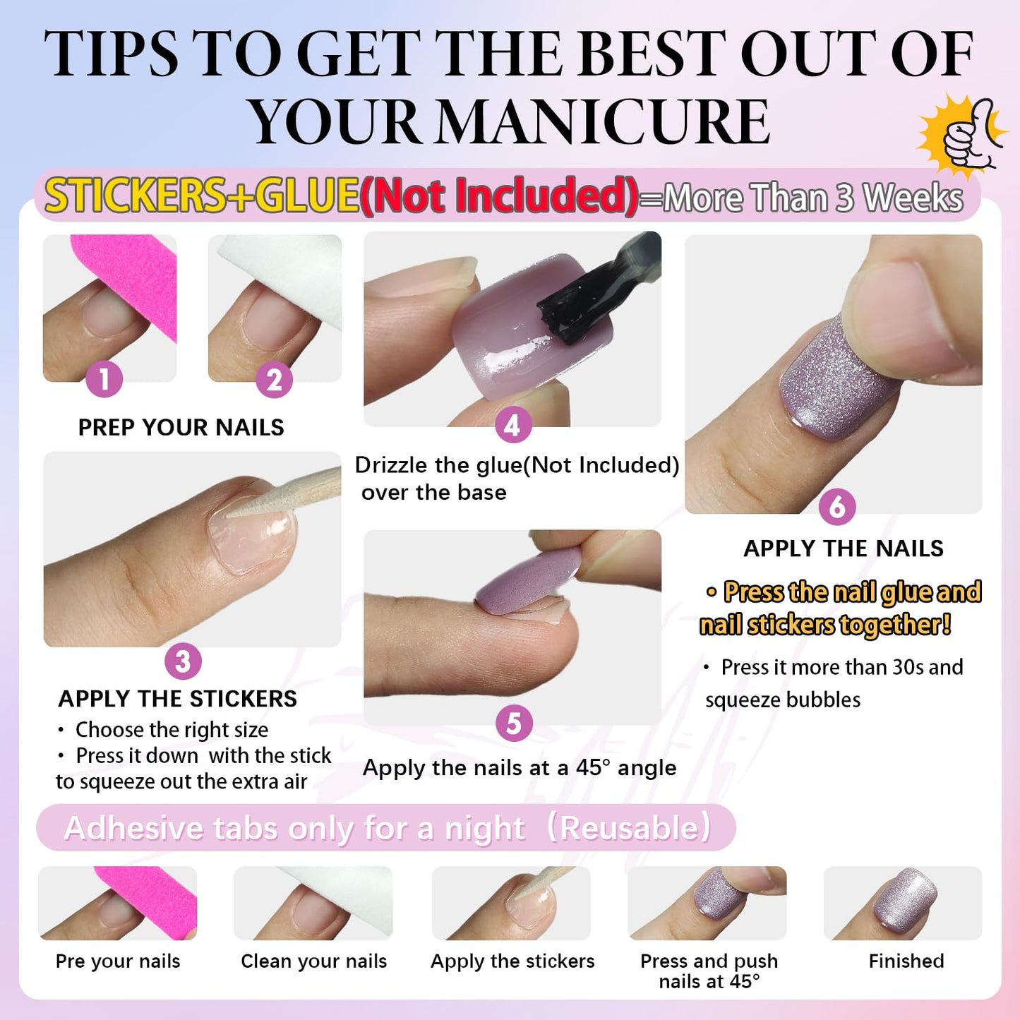 KQueenest Cat Eye White Press on Nails Short Square, 30 Pcs Glitter Acrylic Fake Nail Press ons, Shiny Sparkle Glue on Nails Short Coffin, Reusable Full Cover False Stick on Nails for Women