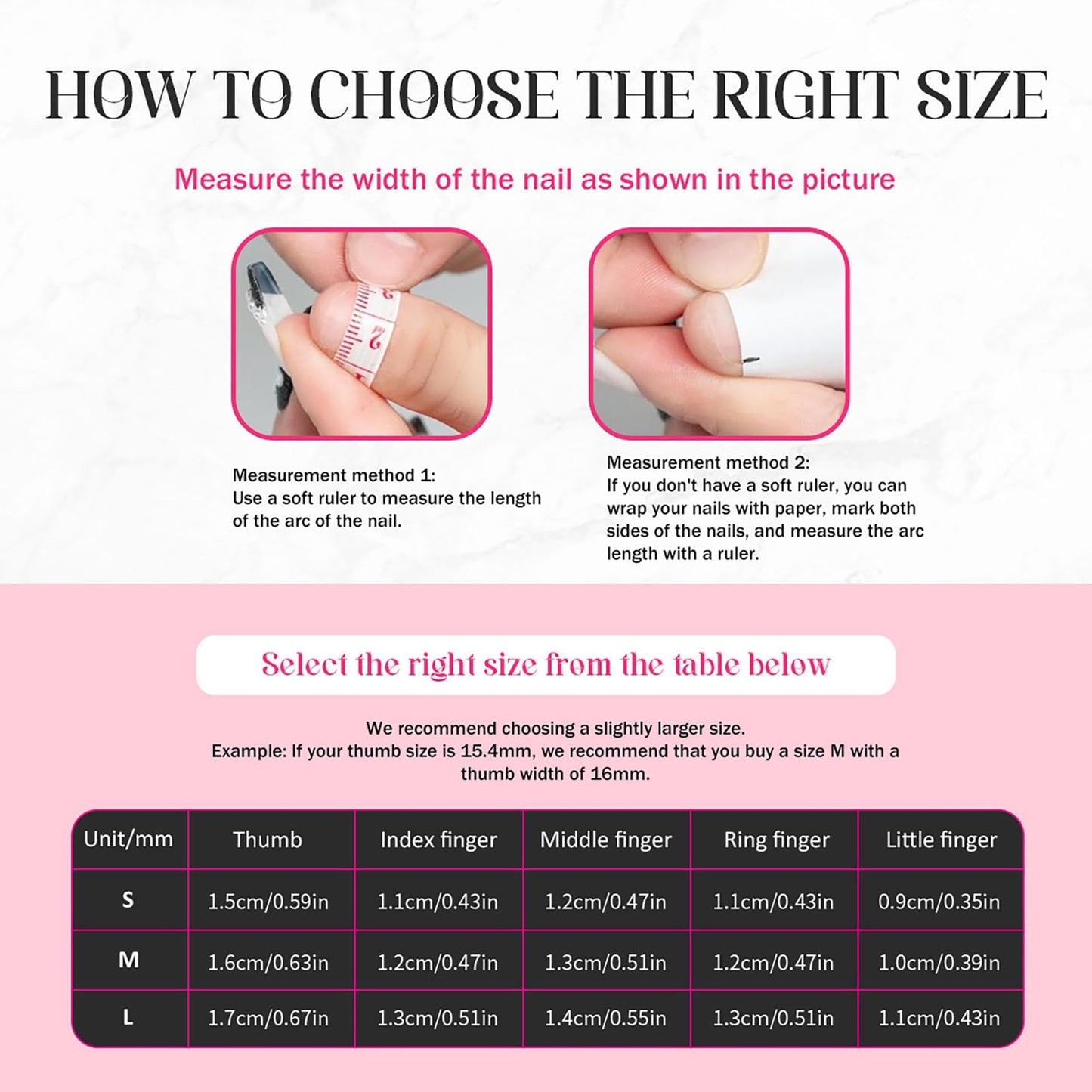 Almond Press on Nails Short Handmade Fake Nails 3D Rhinestones False Nails with Glue Gold Sparkly Reusable ABS Nails Press Ons Luxury Embossed Designs French Tip Stick on Nail for Women (Size M)