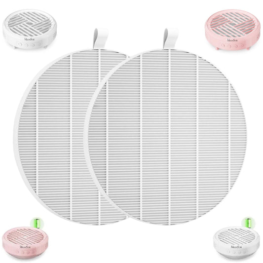MelodySusie Nail Dust Collector Replacement Filter for HPro SproR,2 Pack Reusable Dust Filter Only for MelodySusie Nail Dust Collector Vacuum Fan Dust Collector Extractor Electric Dust Suction Machine