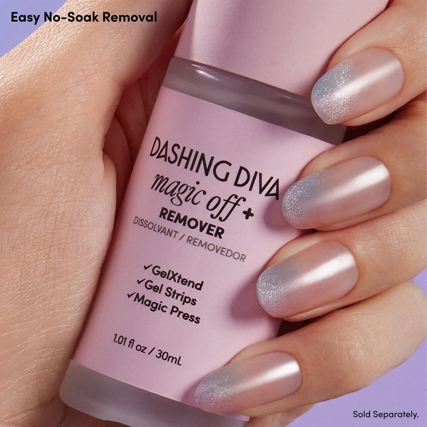 Dashing Diva Gloss Nail Strips Bundle - The Winter Florals Collection- Baby Bouquet & Magnolia Vine - UV Free, Chip Resistant, Long Lasting Gel Stickers - Contains 2 Sets
