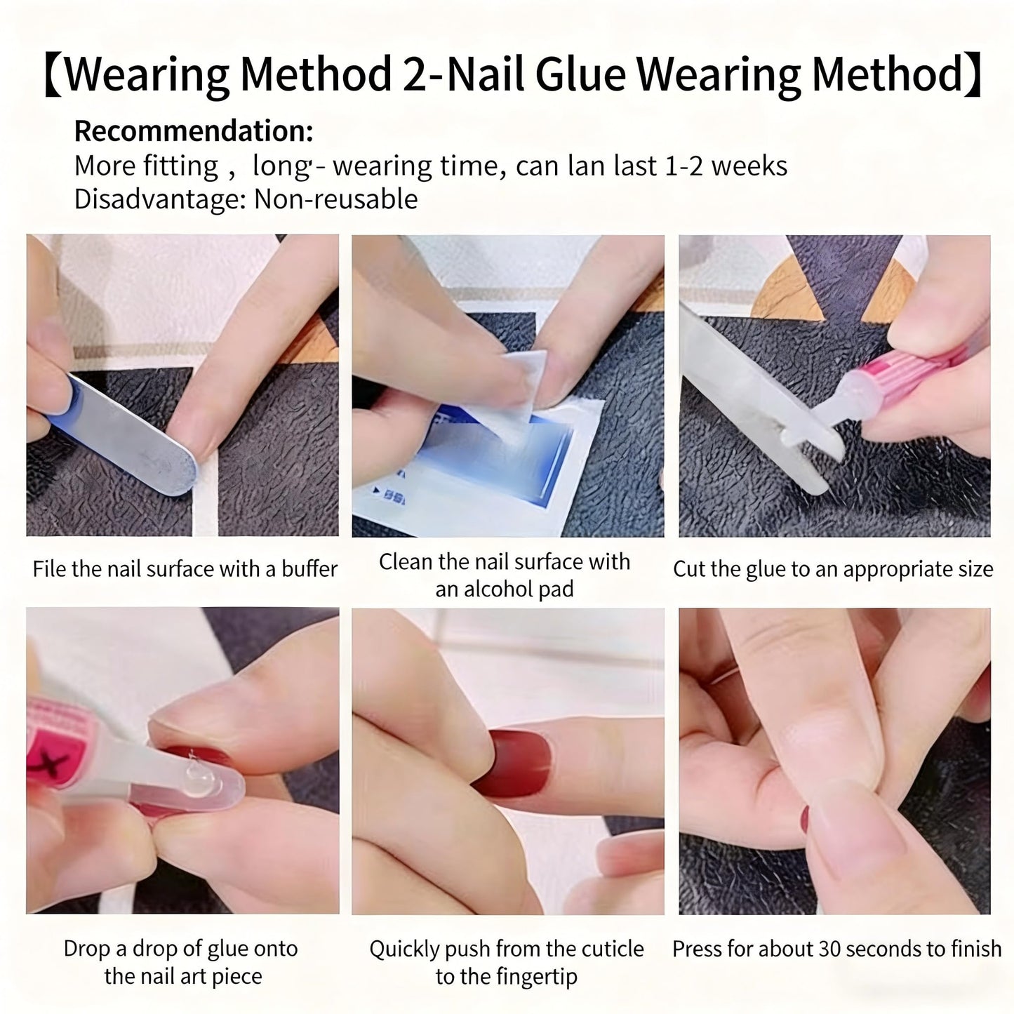 Summer Ocean Fake Nails, Blue Gradient Stiletto Coffin Nails with 3D Flowers & Glitter, Long Fake Nails for Women, Water Wave Design (S)
