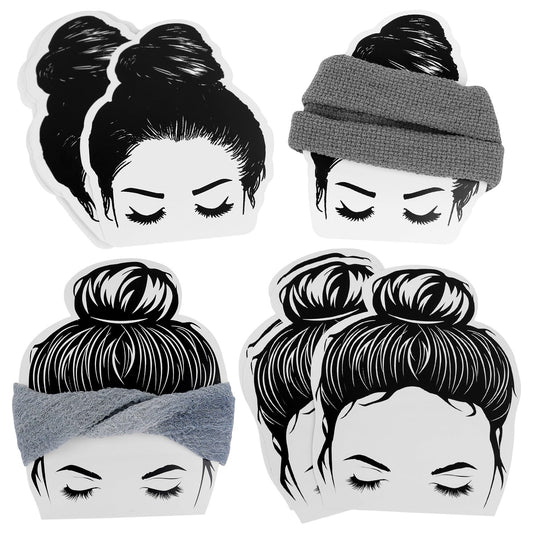 Framendino, 50 Pack Cardboard Headband Display Cards for Selling Bracelet Necklace Ear Warmers Hats Scrunchies Sewing Crochet Knitting
