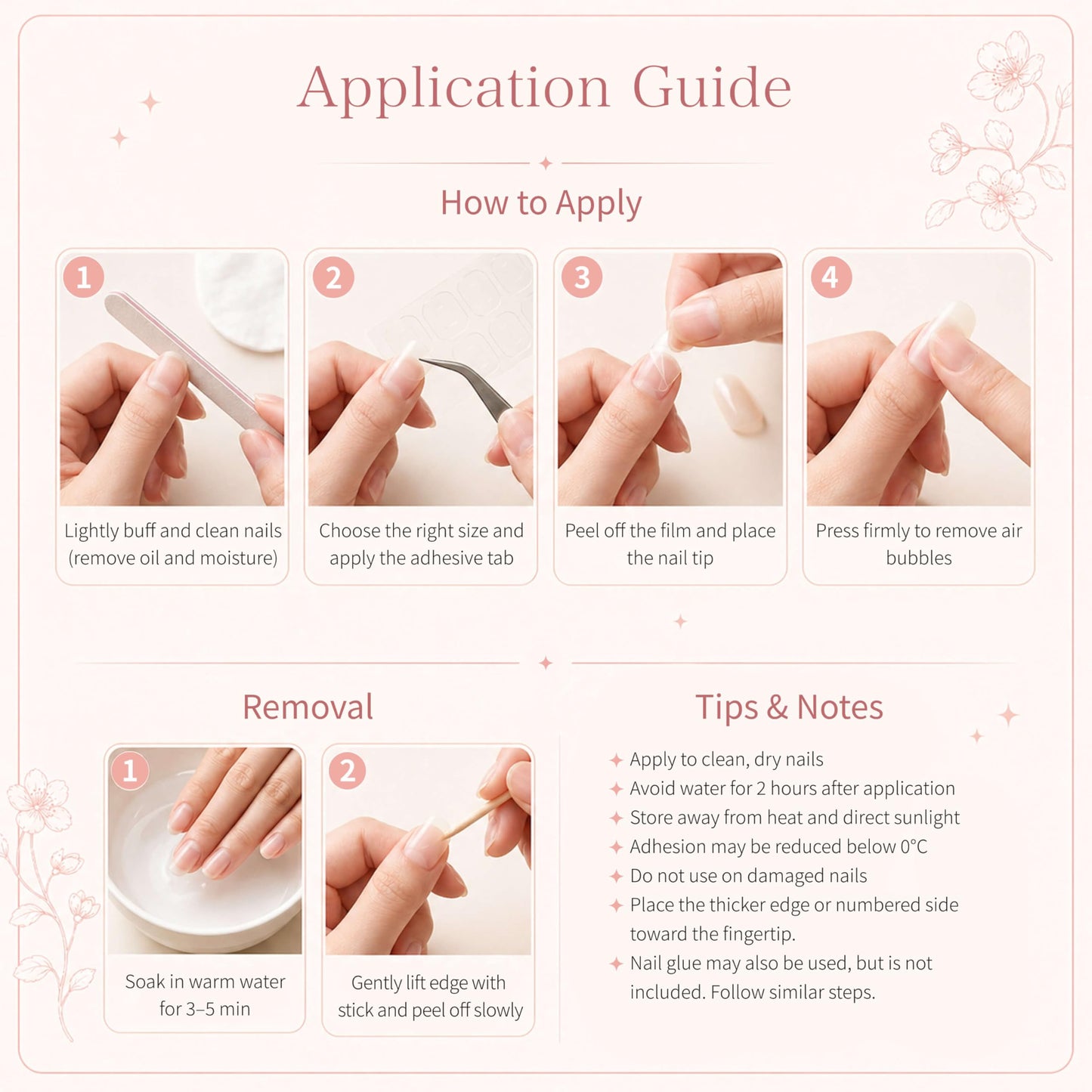 Sun&Beam Nails Handmade Press On Nail Medium Long Almond Oval Purple White Pearl Shell Fake Tip 3D Design Art Charms Cute with Storage Box 10 Pcs (Purple-L)