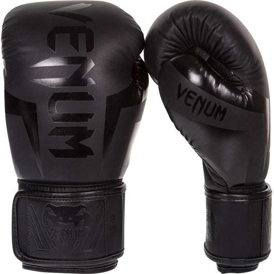 Venum Unisex Adult Elite Training-boxing-gloves, Black, 12 Oz US
