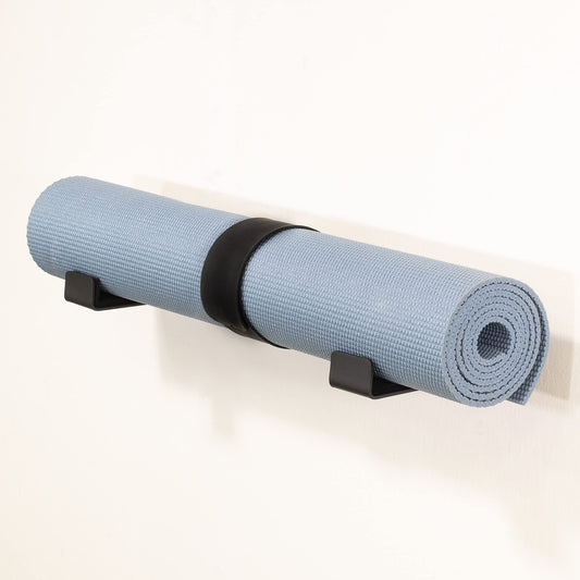 StoreYourBoard Yoga Mat Storage Rack, Large, Foam Roller Wall Hooks, Exercise Mat Holder, Fitness Gear Organizer (Large)