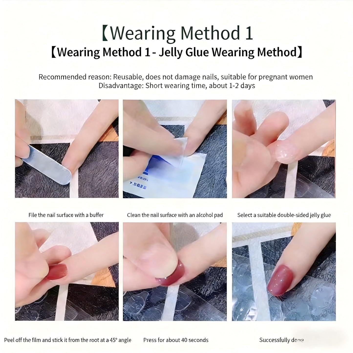 Summer Ocean Fake Nails, Blue Gradient Stiletto Coffin Nails with 3D Flowers & Glitter, Long Fake Nails for Women, Water Wave Design (S)